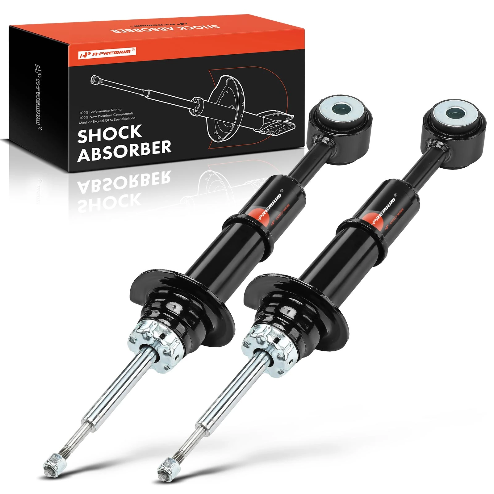 2-Pc Shock Absorber, Front Driver & Passenger, A-Premium APSA2211