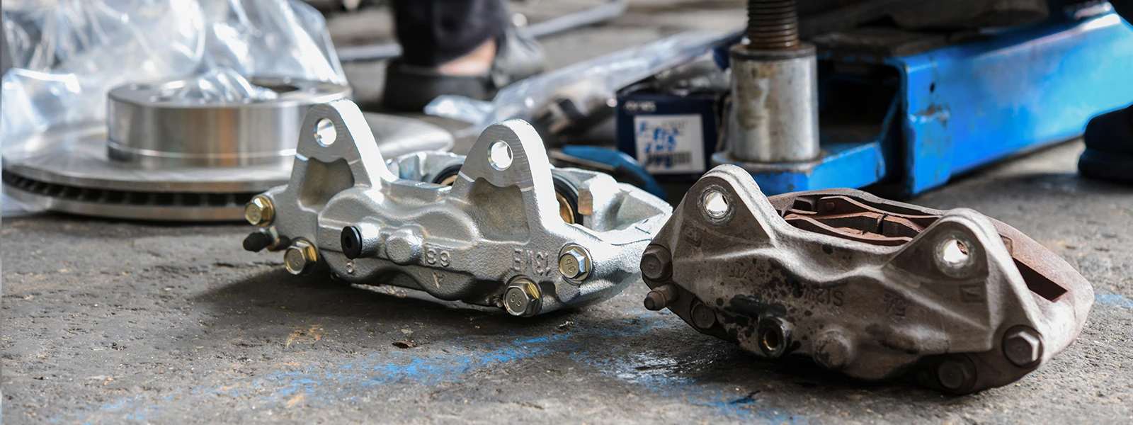 expected life of brake calipers