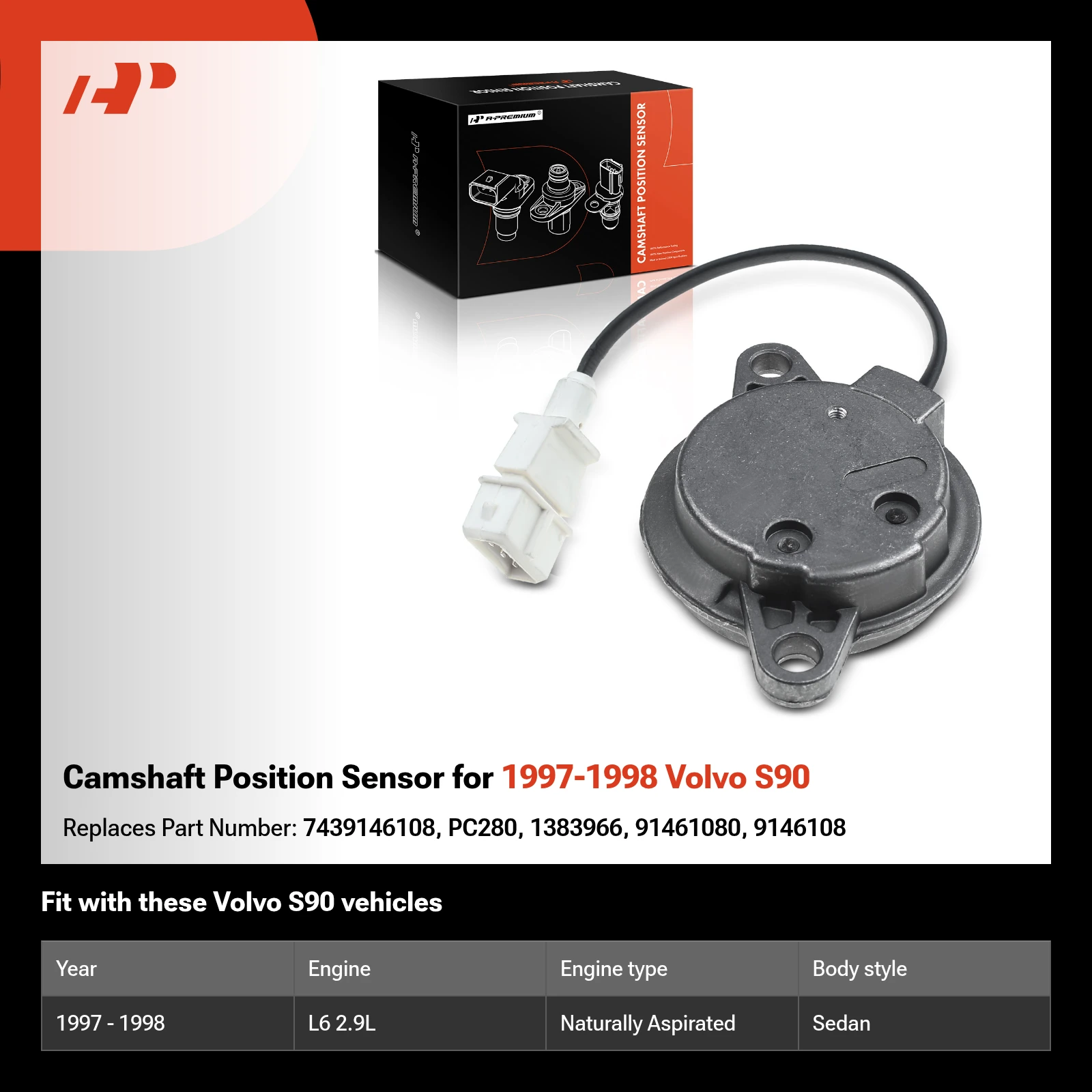 Camshaft Position Sensor for 1997-1998 Volvo S90