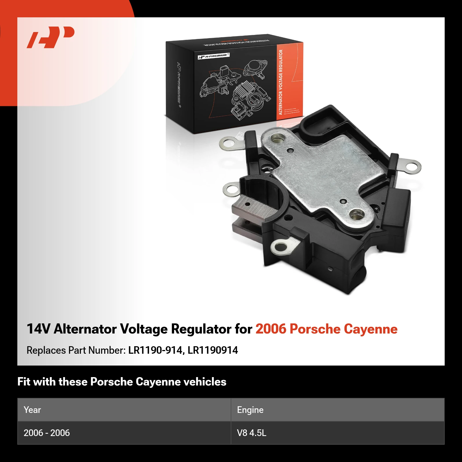 14V Alternator Voltage Regulator for 2006 Porsche Cayenne