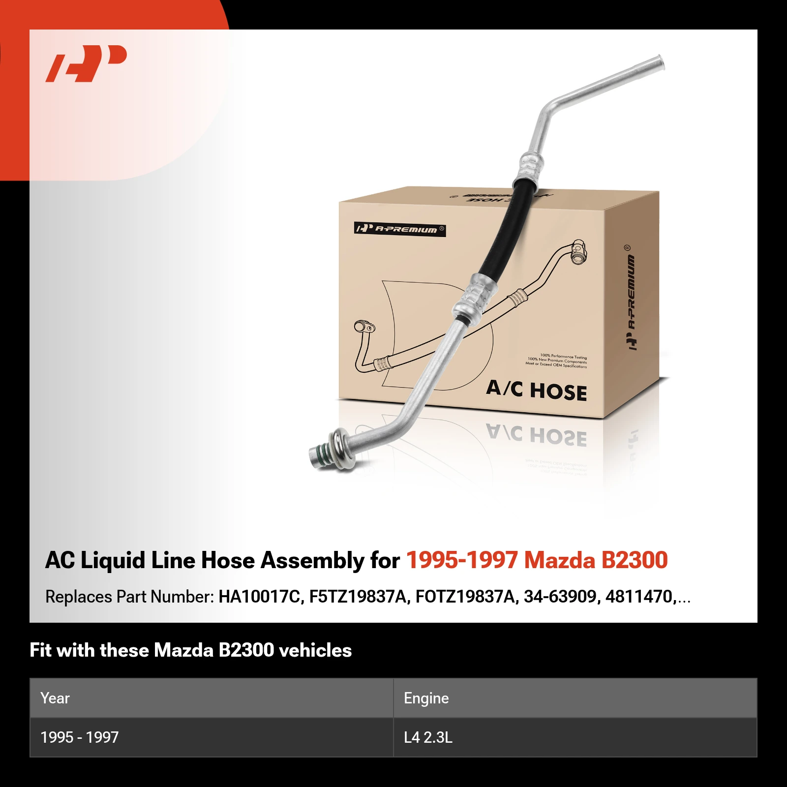 A-Premium AC Refrigerant Suction Hose Assembly - View #12