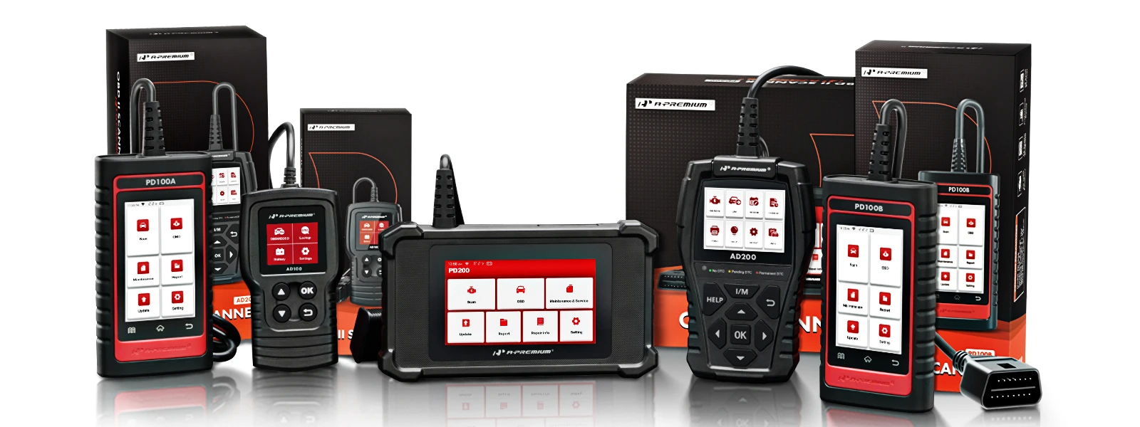 A-Premium OBD2 trouble codes readers