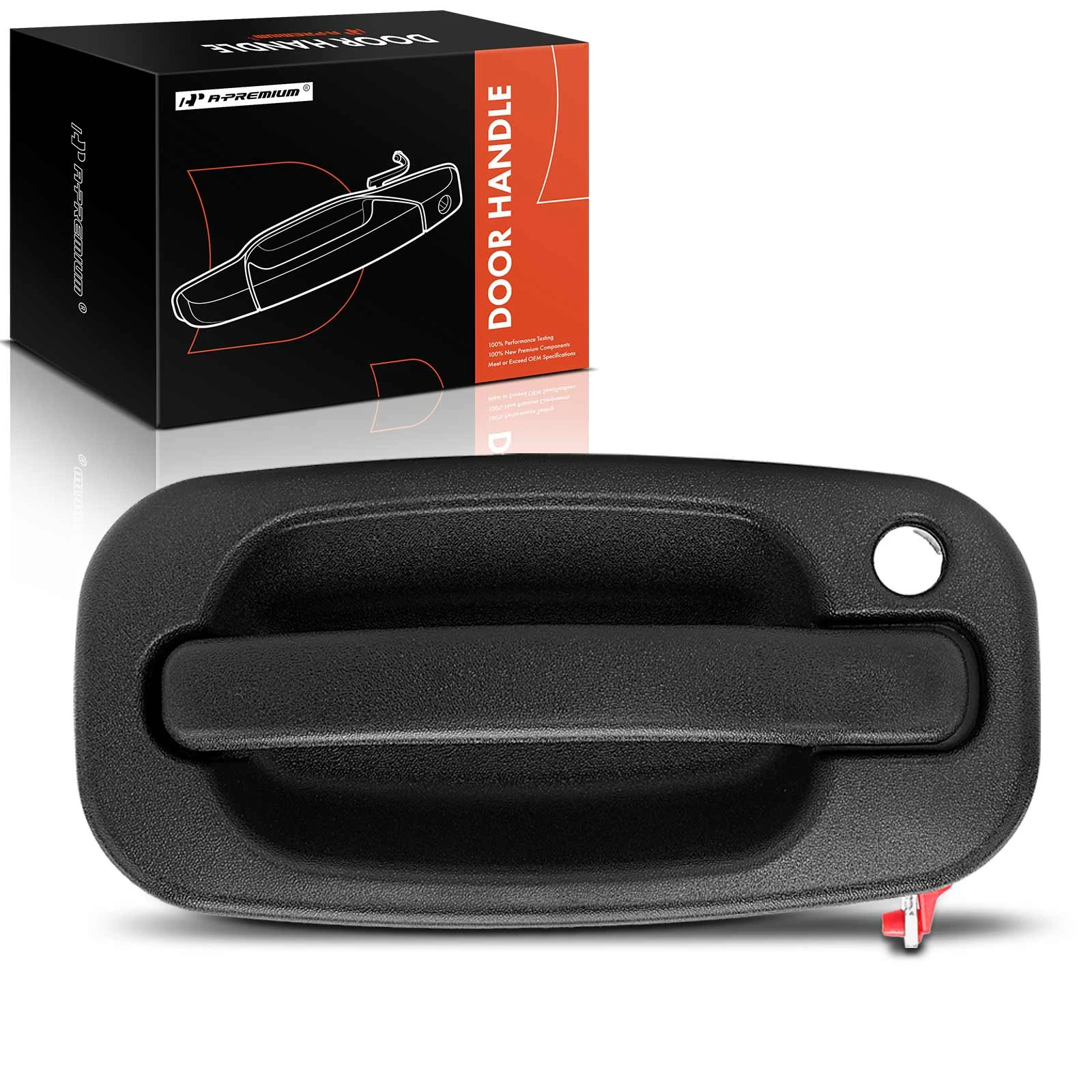 Textured Black Front Passenger Exterior Door Handle