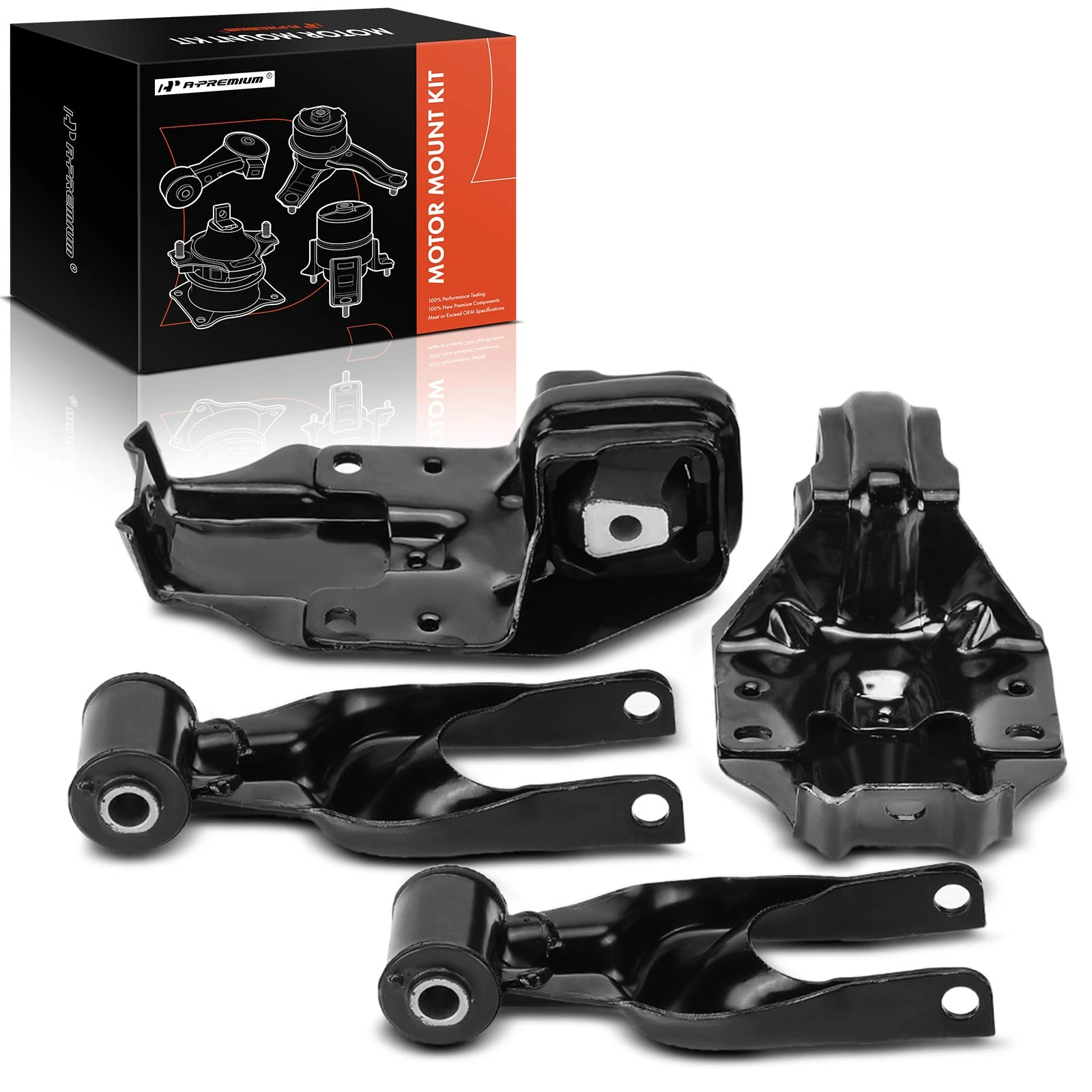 4 Pcs Engine Motor & Torque Strut Mount