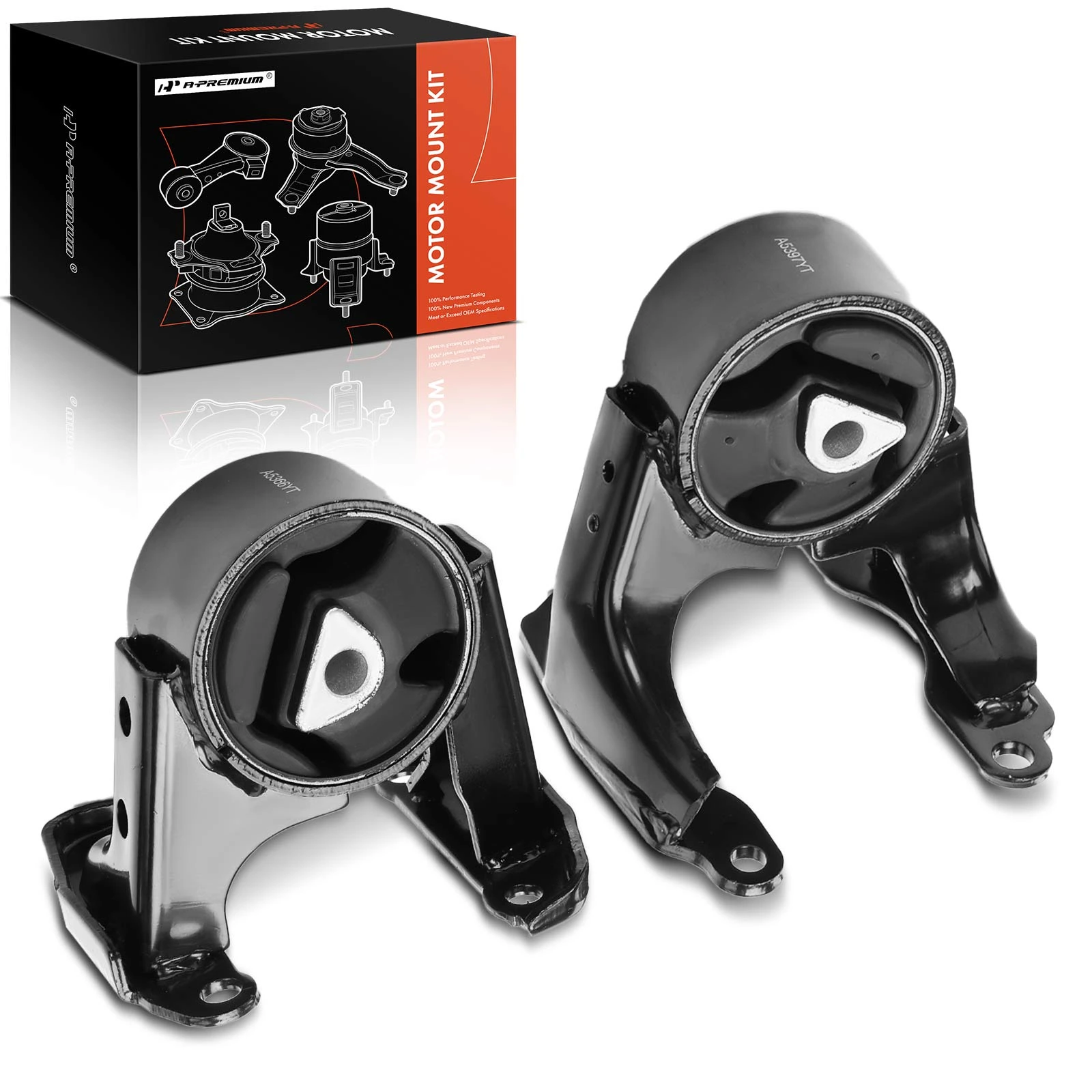 2 Pcs Front Engine Mount