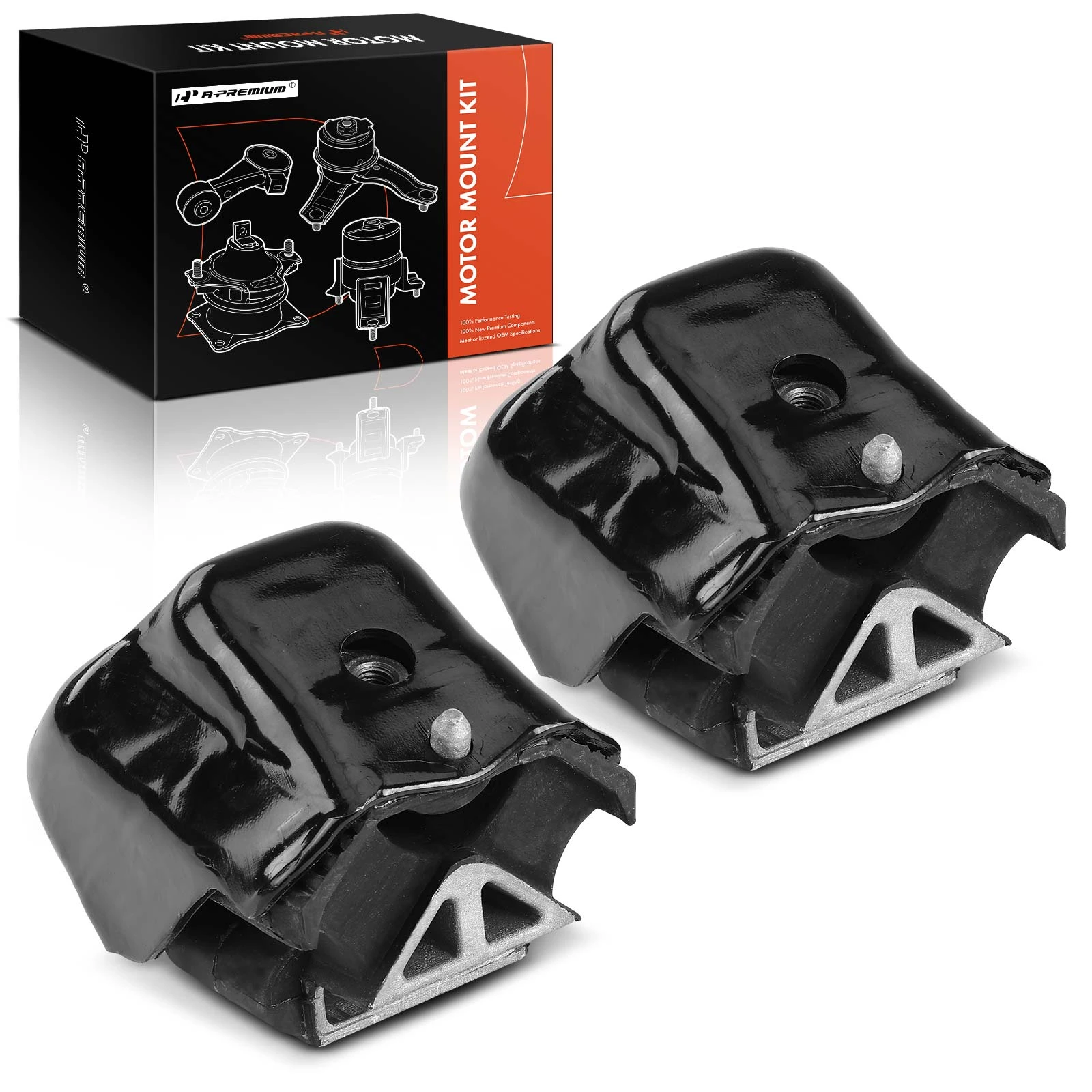 2 Pcs Front Left & Right Engine Motor Mount