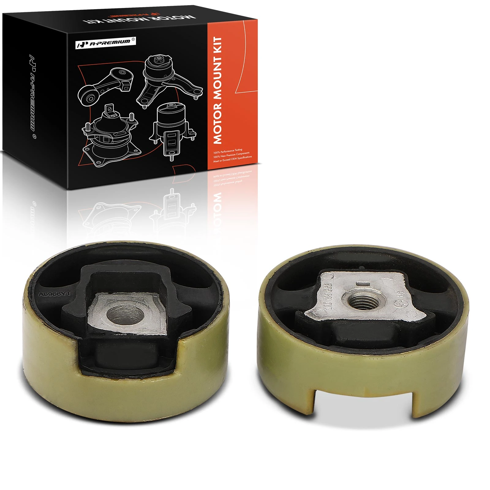 2 Pcs Front Engine Mount