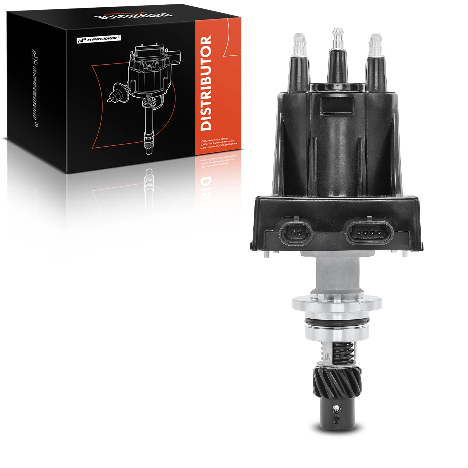 Ignition Distributor with Cap & Rotor for 1985-1986 Pontiac Firebird