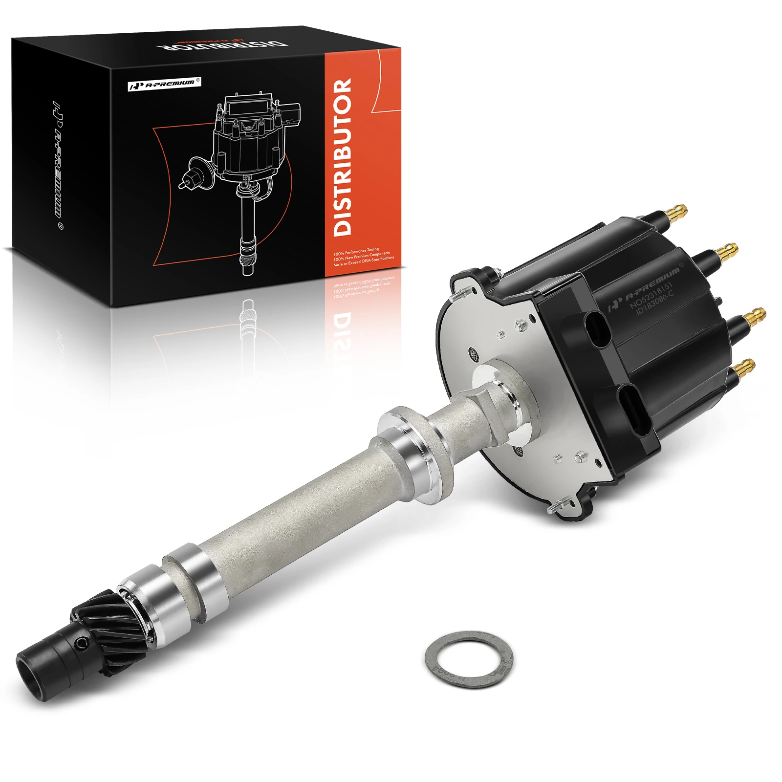 Ignition Distributor with Cap & Rotor for 1987-1991 GMC R3500