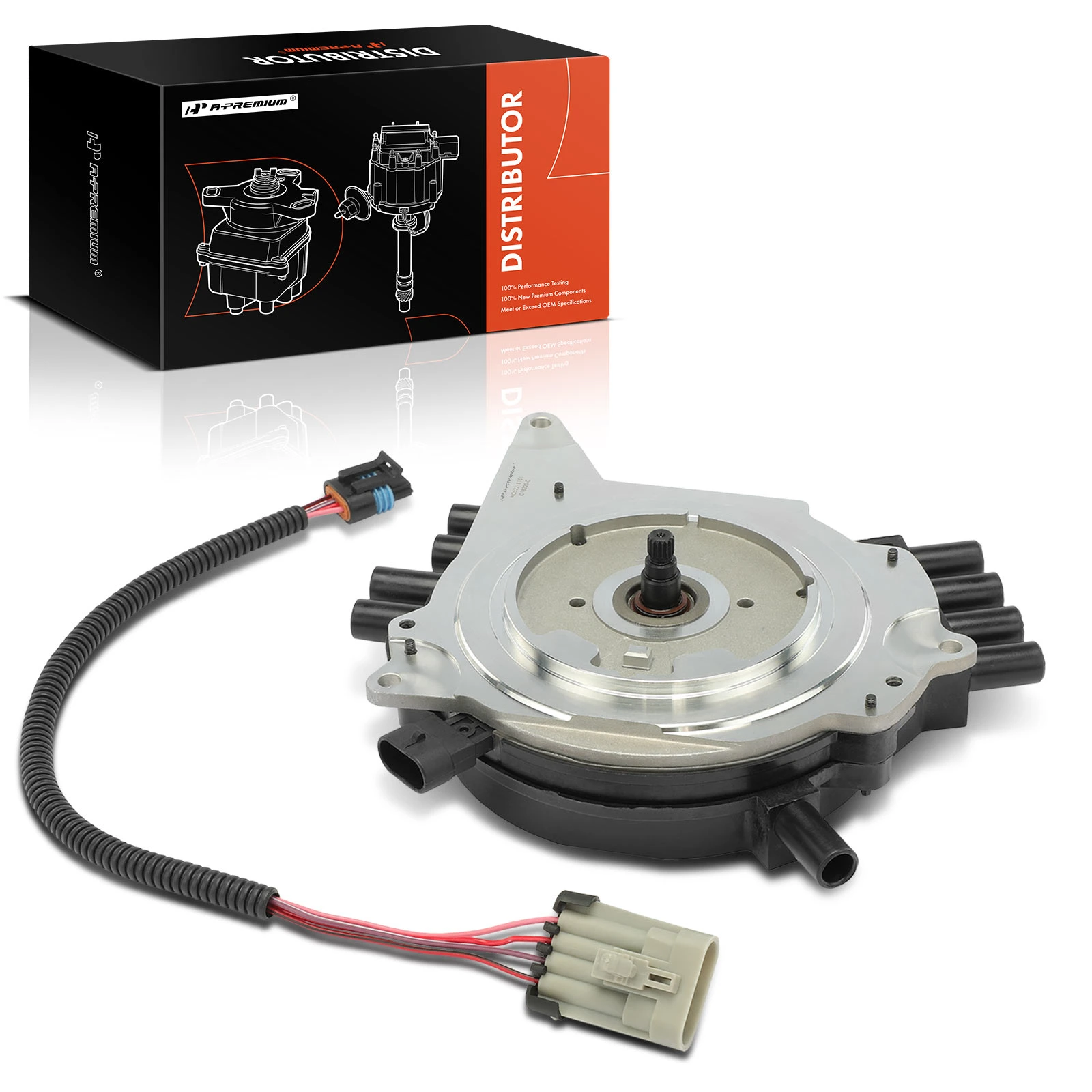 Ignition Distributor with Cap & Rotor