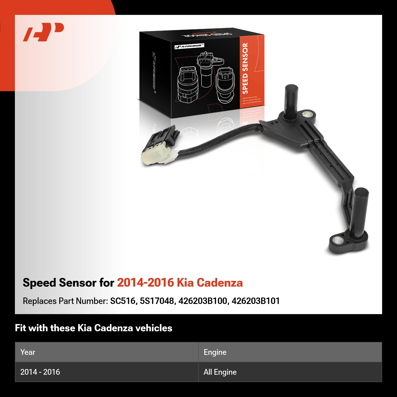 Speed Sensor for 2014-2016 Kia Cadenza