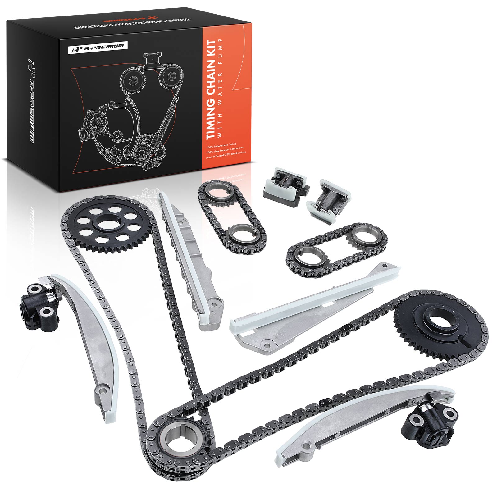 19 Pcs Engine Timing Chain Kit for 2003-2005 Lincoln Aviator