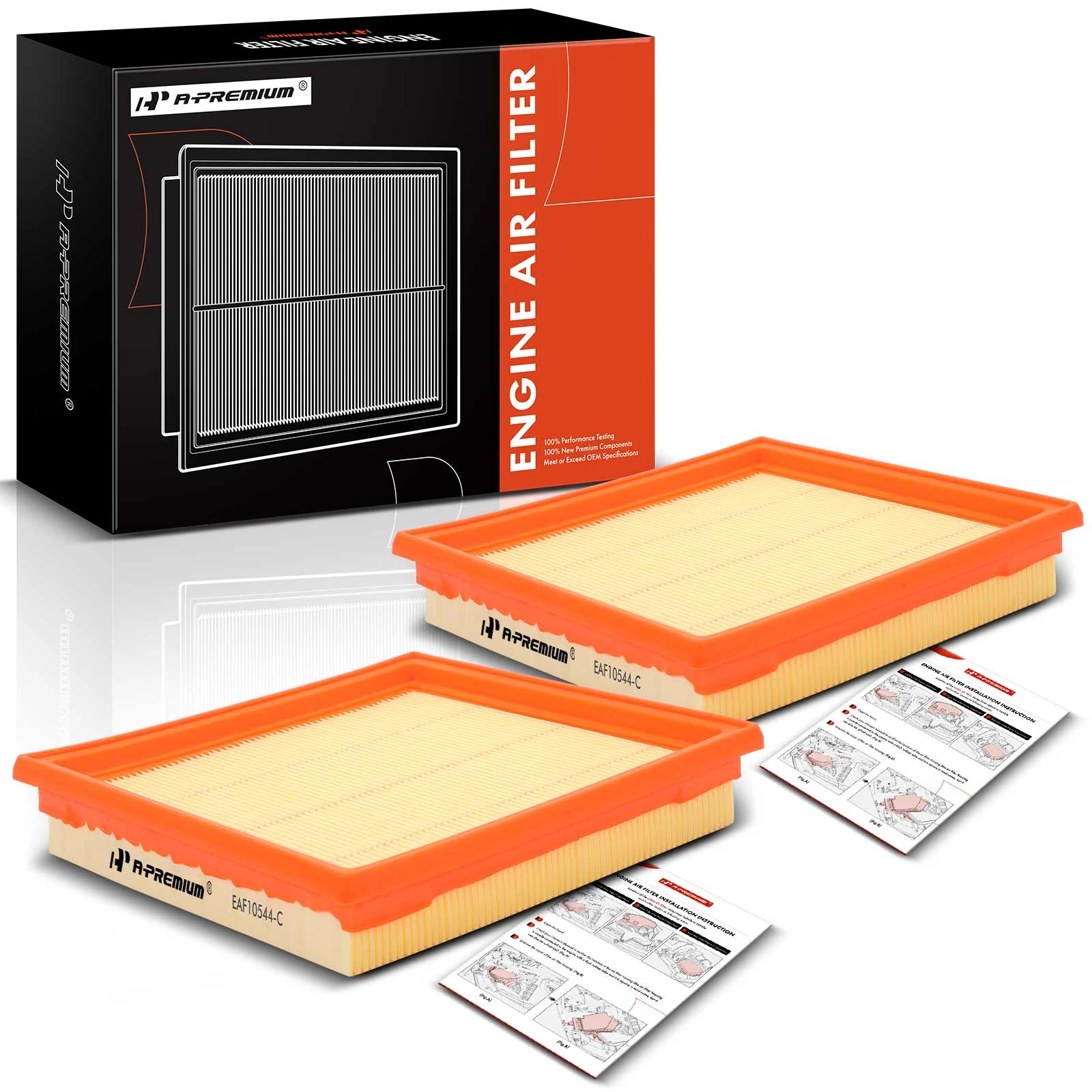 2 Pcs Engine Air Filter for 2015 INFINITI Q40