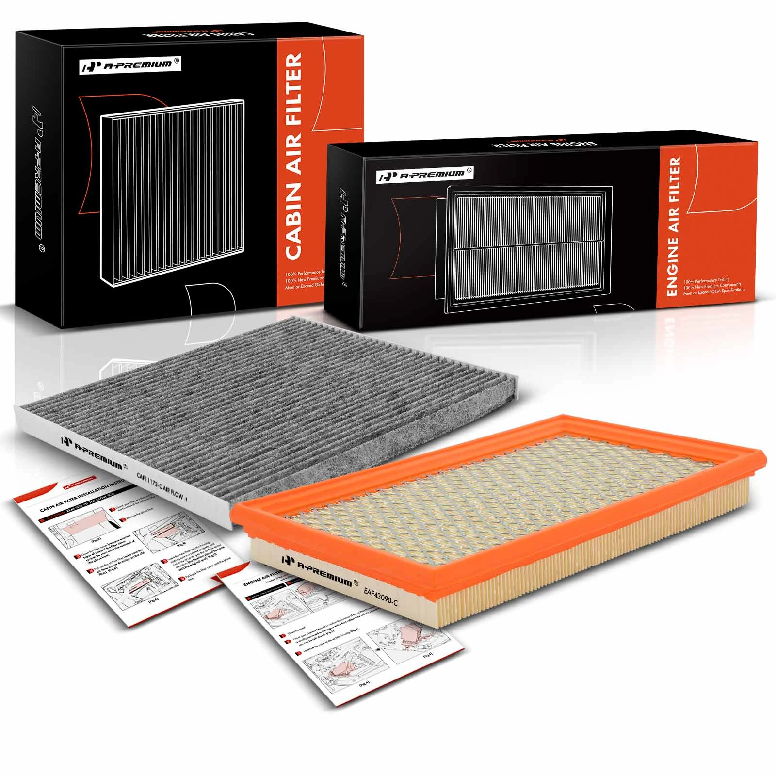 Engine & Activated Carbon Cabin Air Filter