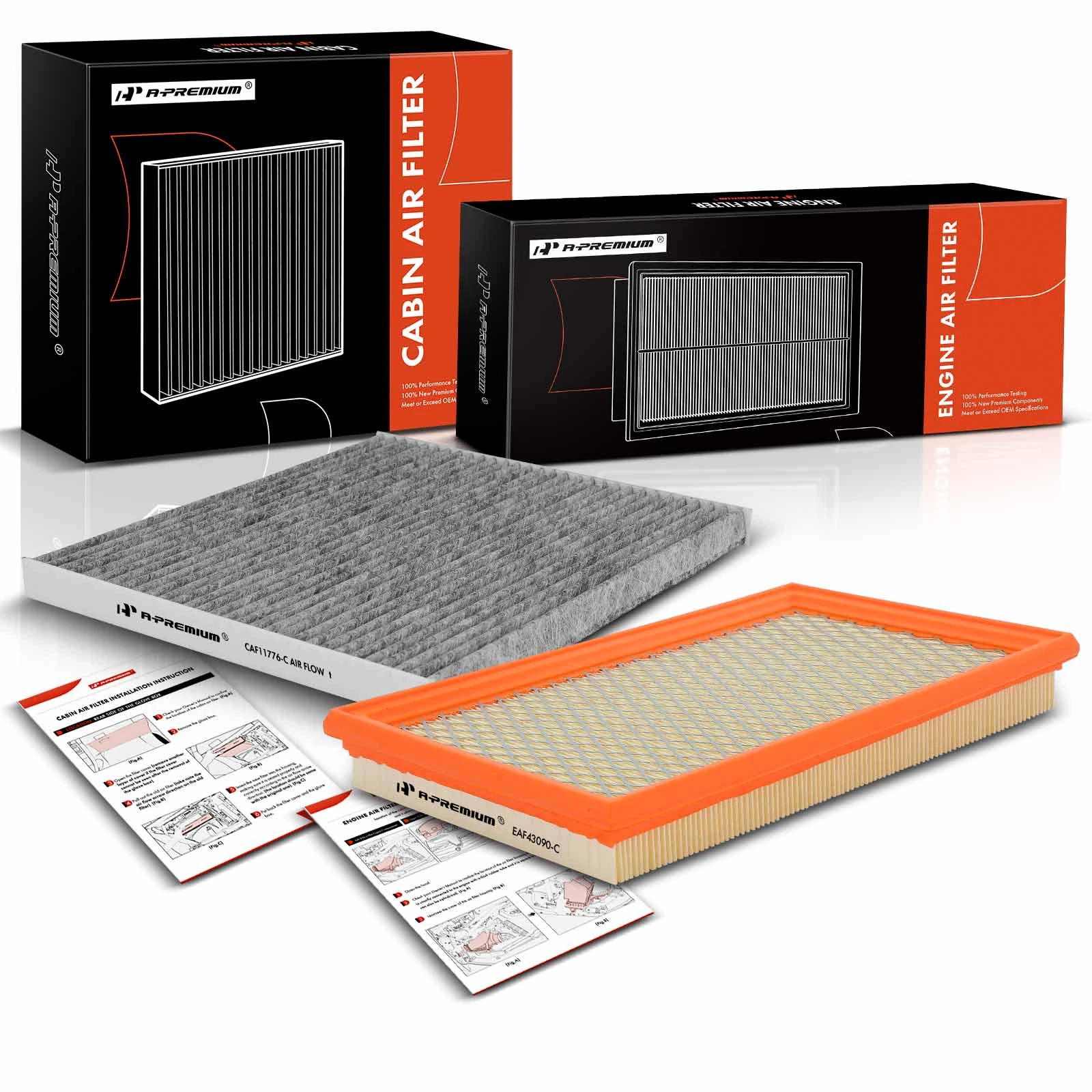 Engine & Activated Carbon Cabin Air Filter