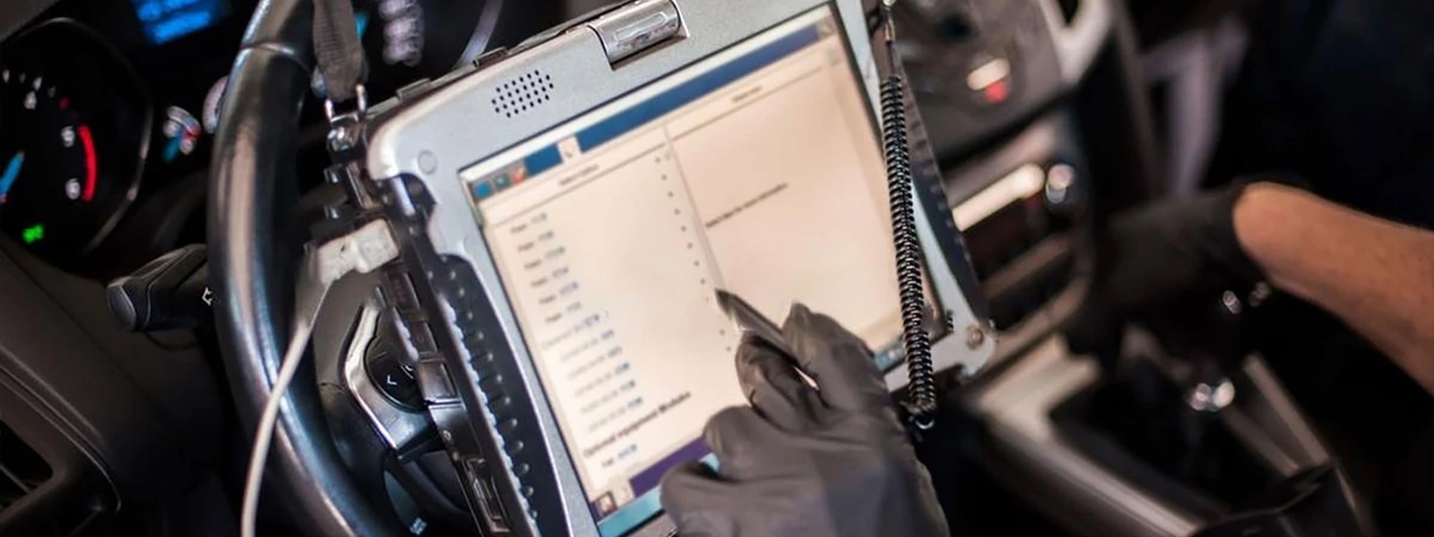 OBD2 scanner working