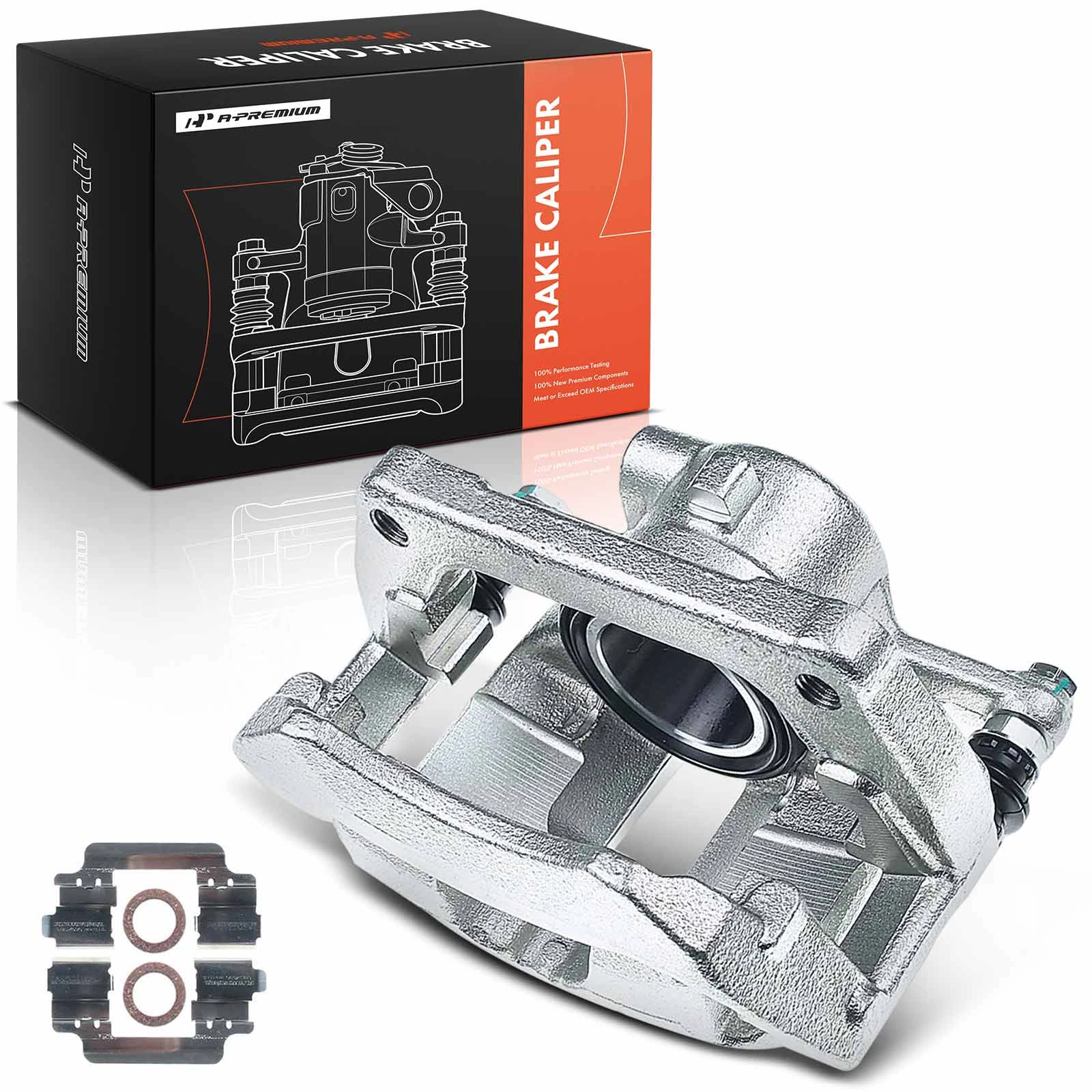 Front Driver Brake Caliper with Bracket