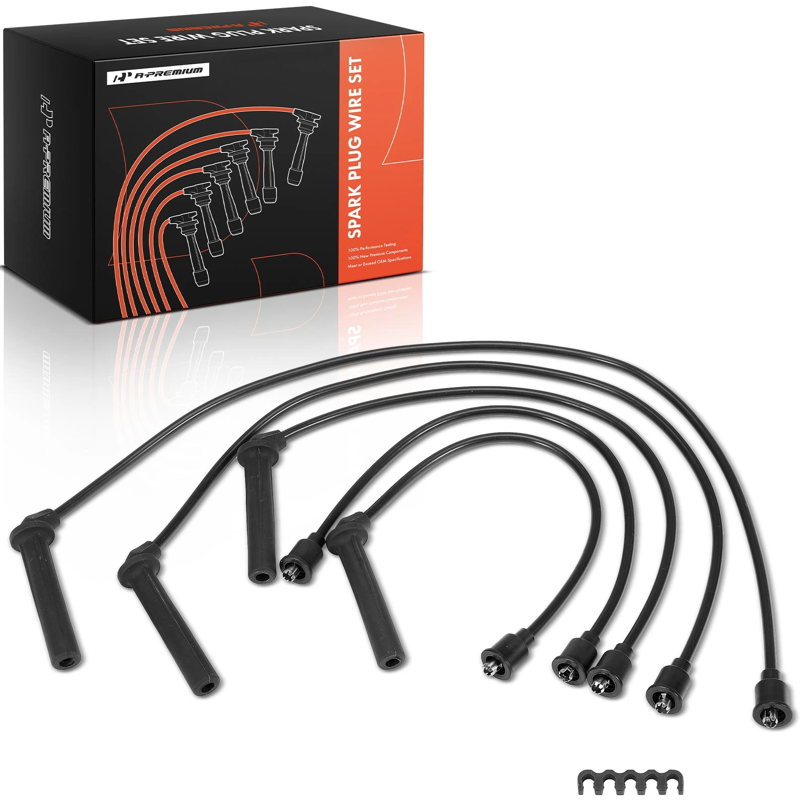 5 Pcs Spark Plug Wire Set