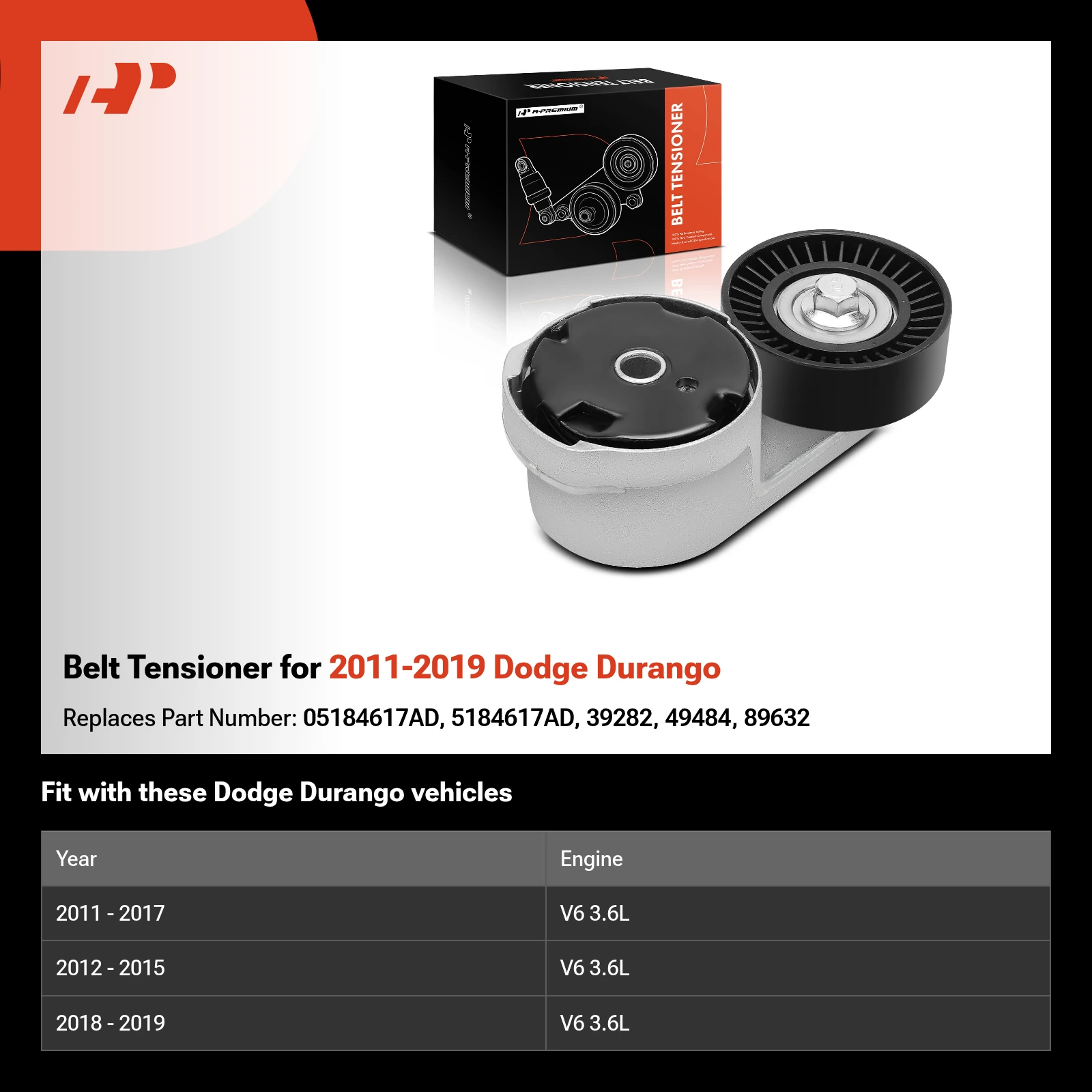 Belt Tensioner for 2011-2019 Dodge Durango