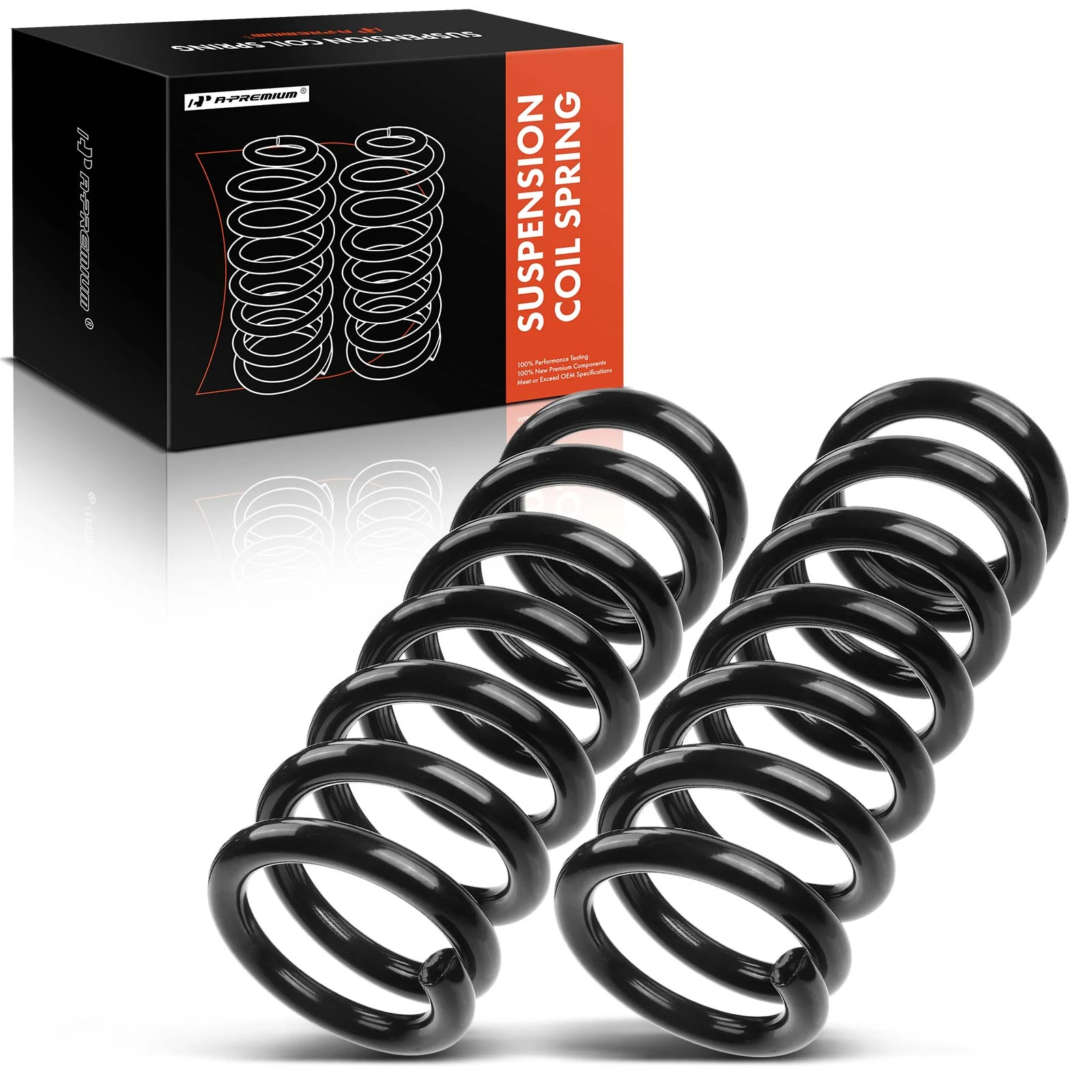 2 Pcs Front Suspension Coil Springs