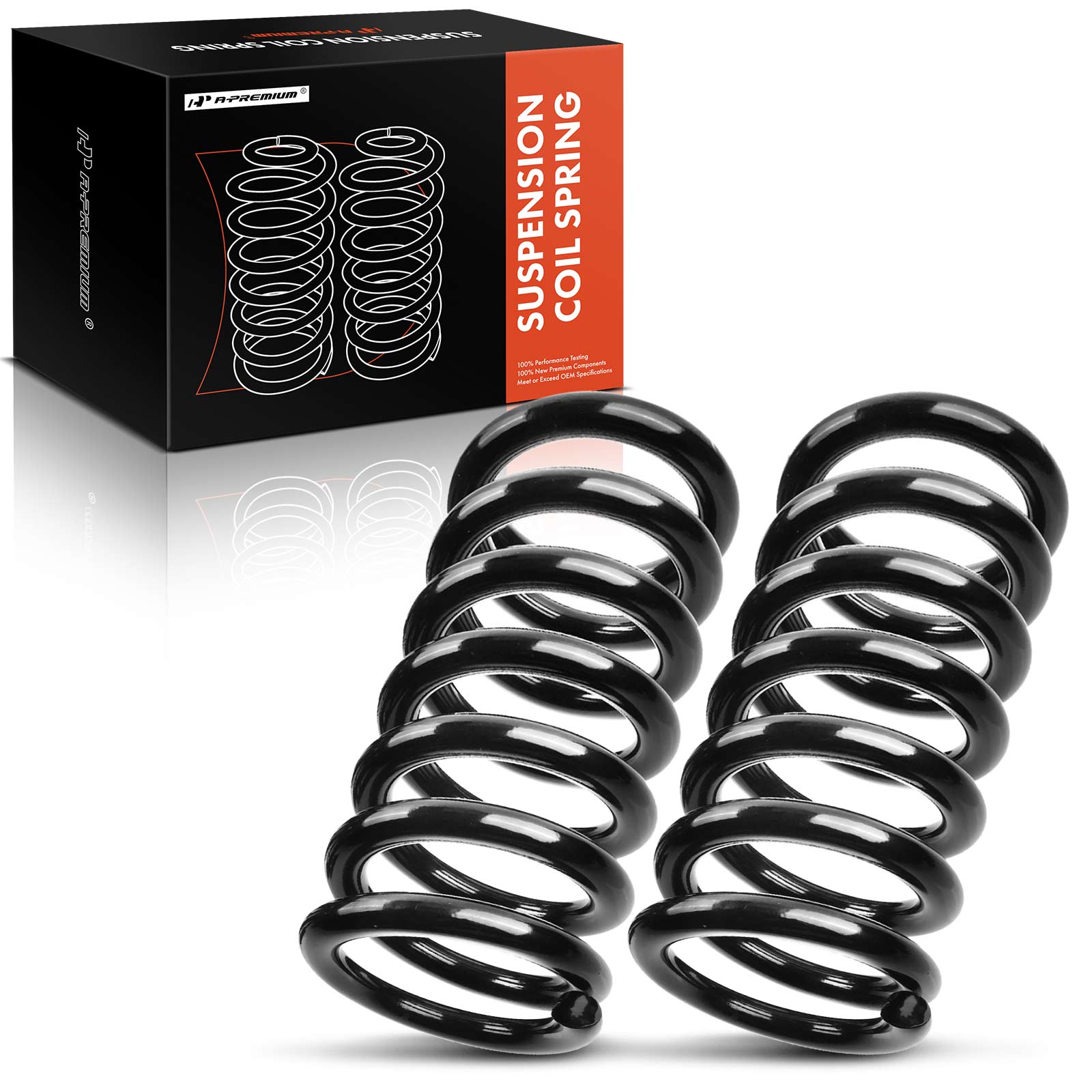 2 Pcs Front Suspension Coil Springs for 1997-2003 Ford F-150