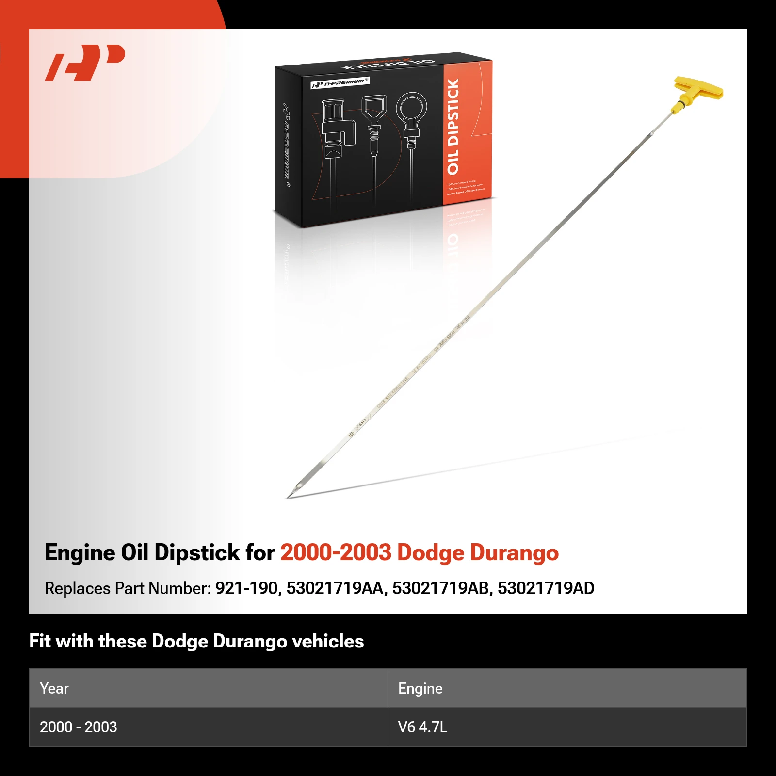 Engine Oil Dipstick for 2000-2003 Dodge Durango