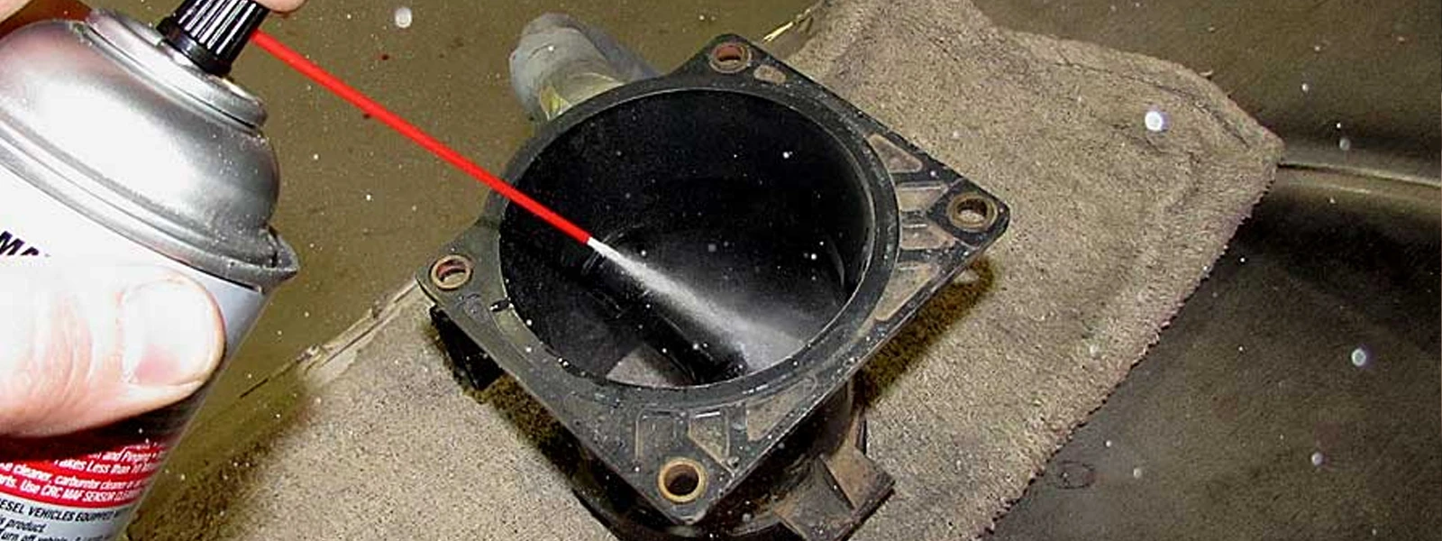 Clean an air flow sensor at home by yourself