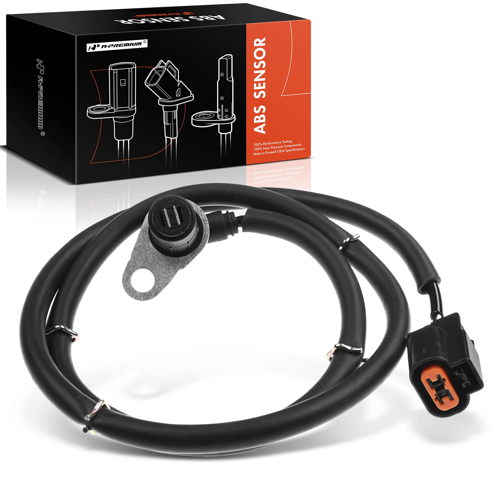 Front Passenger ABS Wheel Speed Sensor for Mitsubishi Montero 2001-2006