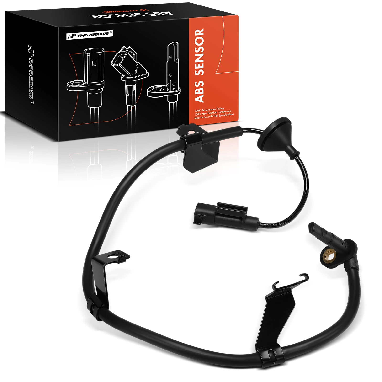 Rear Passenger ABS Wheel Speed Sensor for 2008-2015 Mitsubishi Lancer