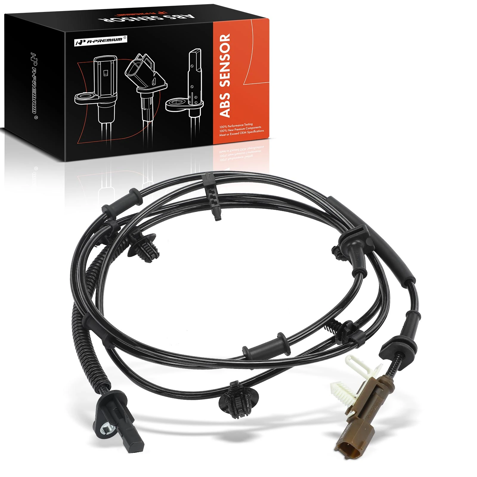 Rear Passenger ABS Wheel Speed Sensor for Ford F250 Super Duty F350 Super Duty 17-19