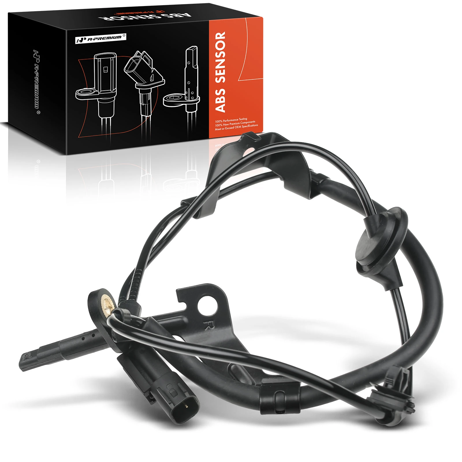 Rear Passenger ABS Wheel Speed Sensor for 2009-2010 Mitsubishi Lancer