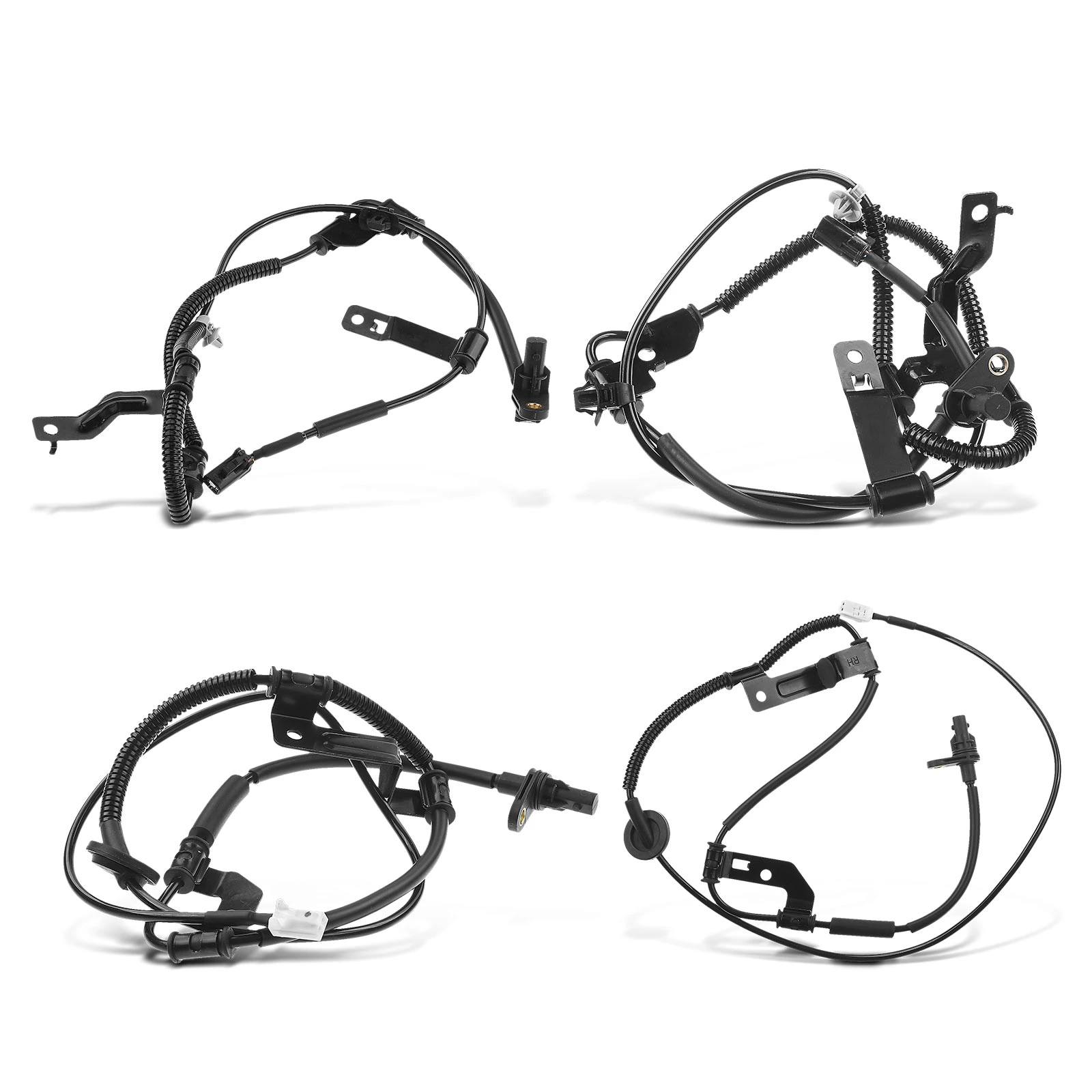 4 Pcs Front & Rear ABS Wheel Speed Sensor