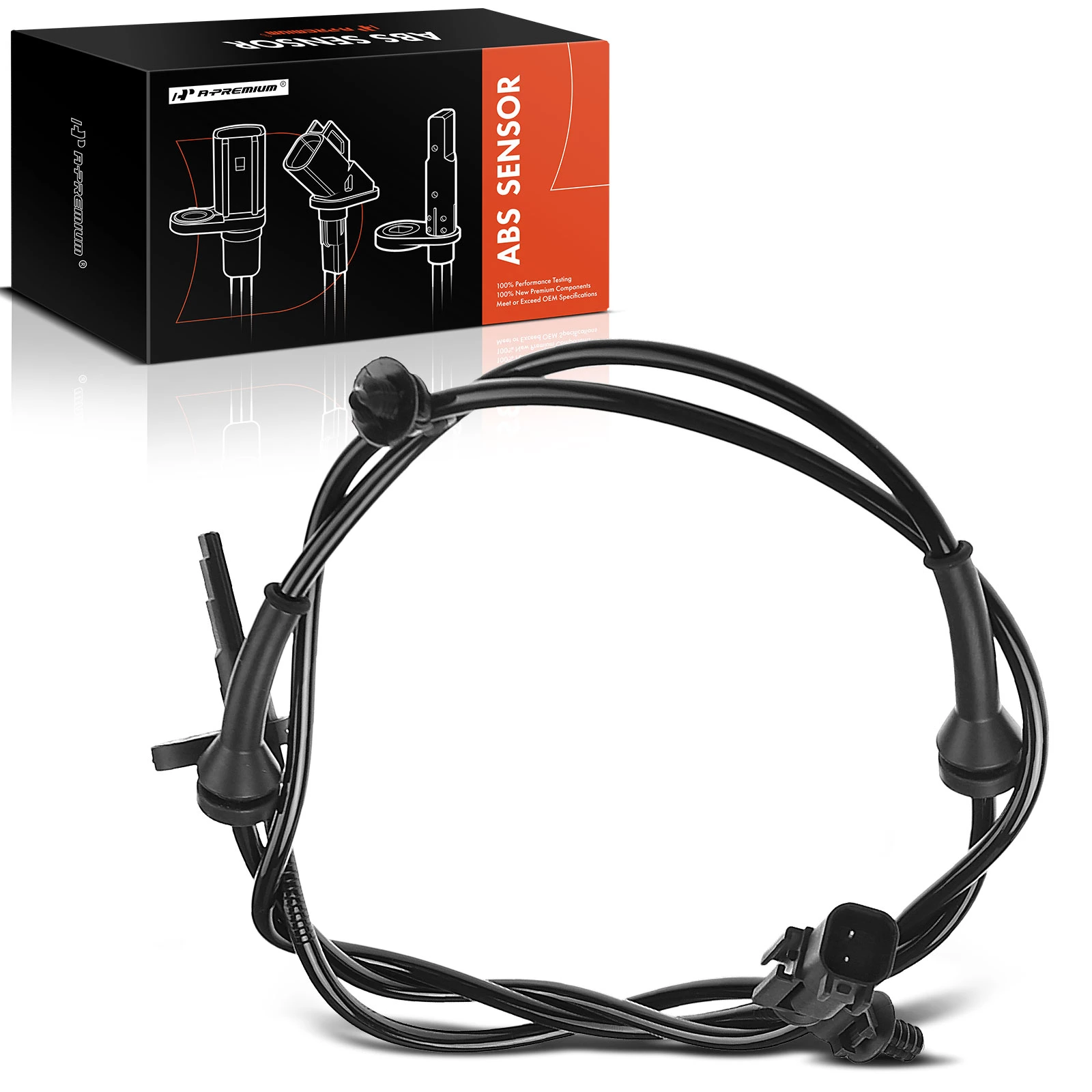 Front Driver or Passenger ABS Wheel Speed Sensor