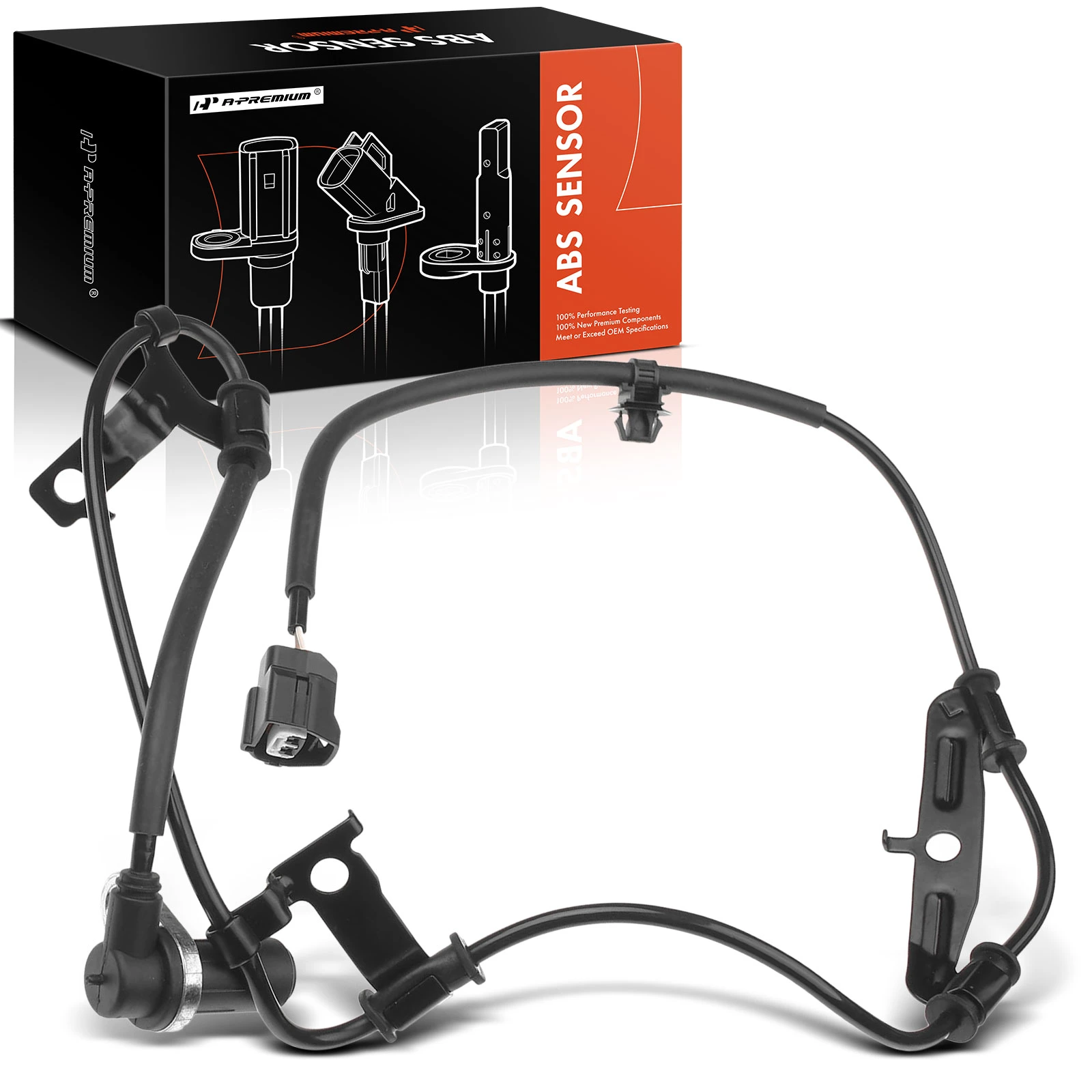 Rear Driver ABS Wheel Speed Sensor for 2009-2012 Mitsubishi Eclipse