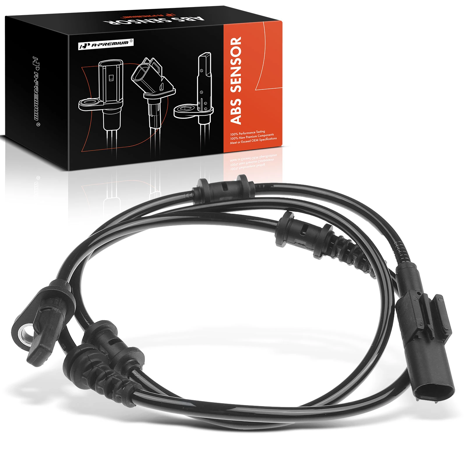 Front Driver or Passenger ABS Wheel Speed Sensor