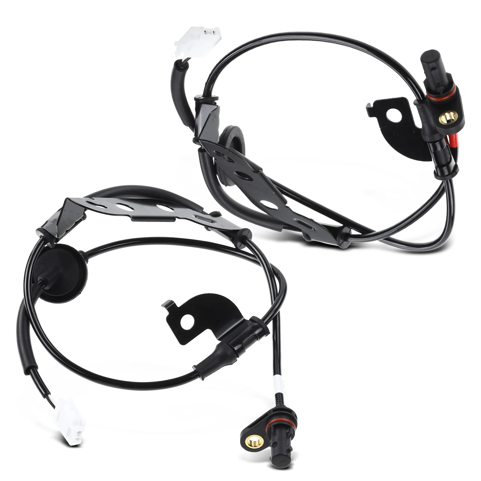 2 Pcs Rear Driver & Passenger ABS Wheel Speed Sensor