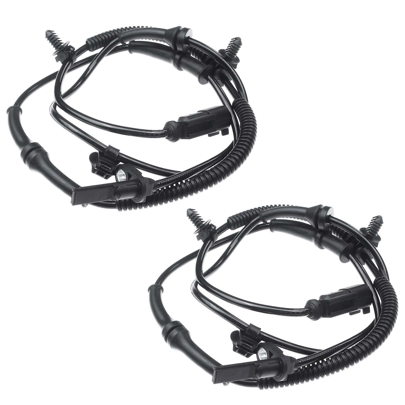 2 Pcs Rear Driver & Passenger ABS Wheel Speed Sensor
