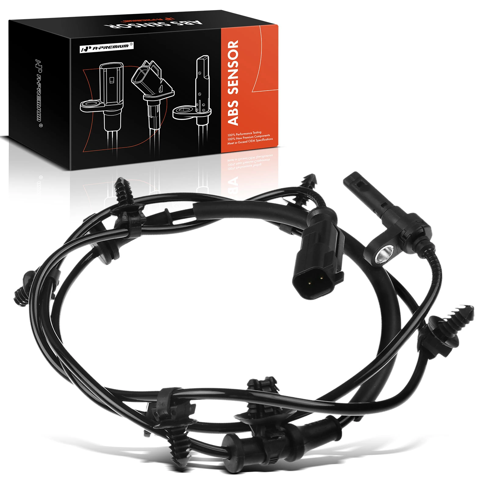 Front Driver or Passenger ABS Wheel Speed Sensor