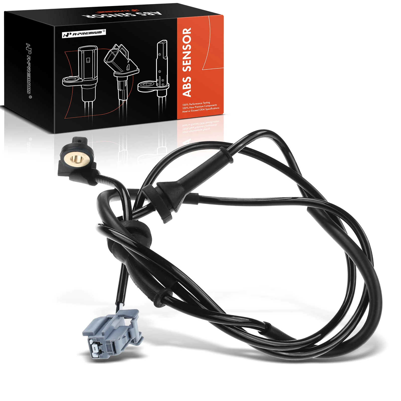 Rear Driver ABS Wheel Speed Sensor for 2001-2009 Volvo S60