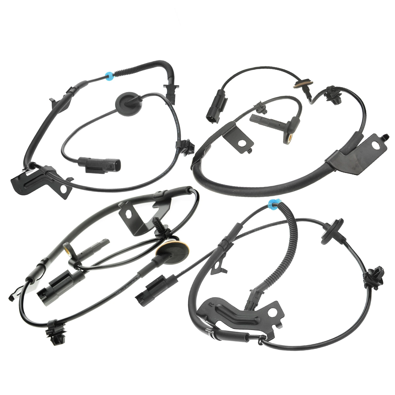 4 Pcs Front & Rear ABS Wheel Speed Sensor for Jeep Compass Patriot Dodge Caliber