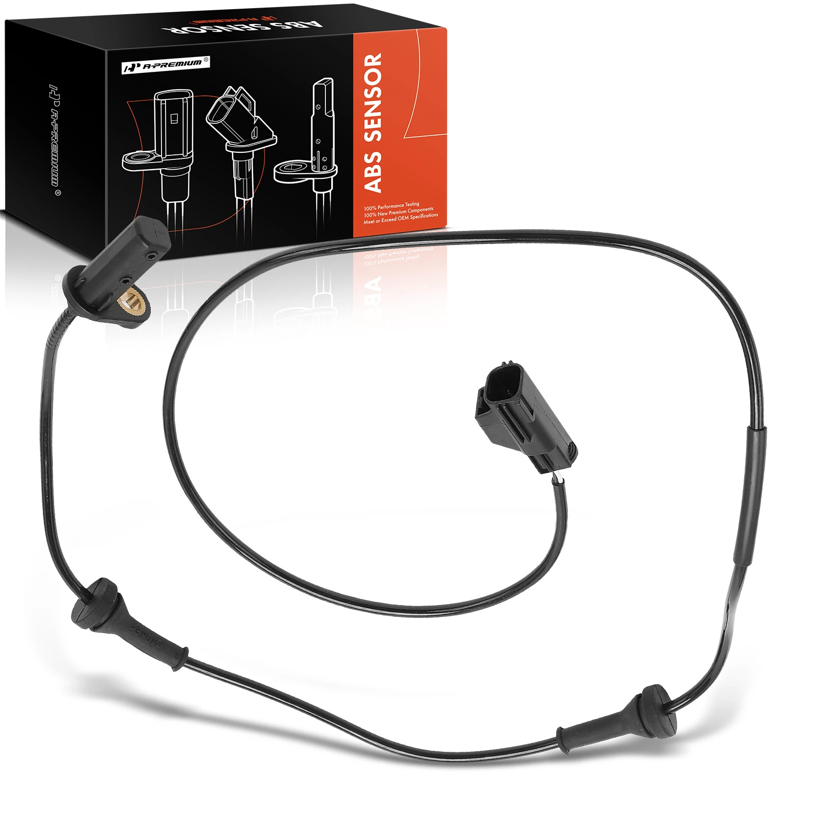 Front Passenger ABS Wheel Speed Sensor for 2001-2008 Volvo V70