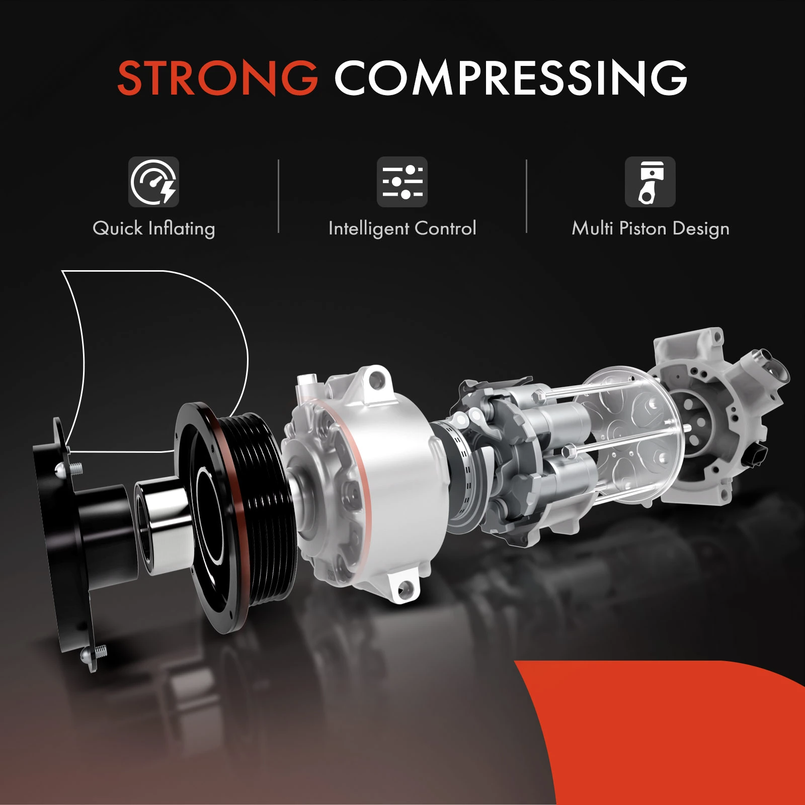 A/C Compressor-New Compressor With Clutch DENSO 471-9144 | UK
