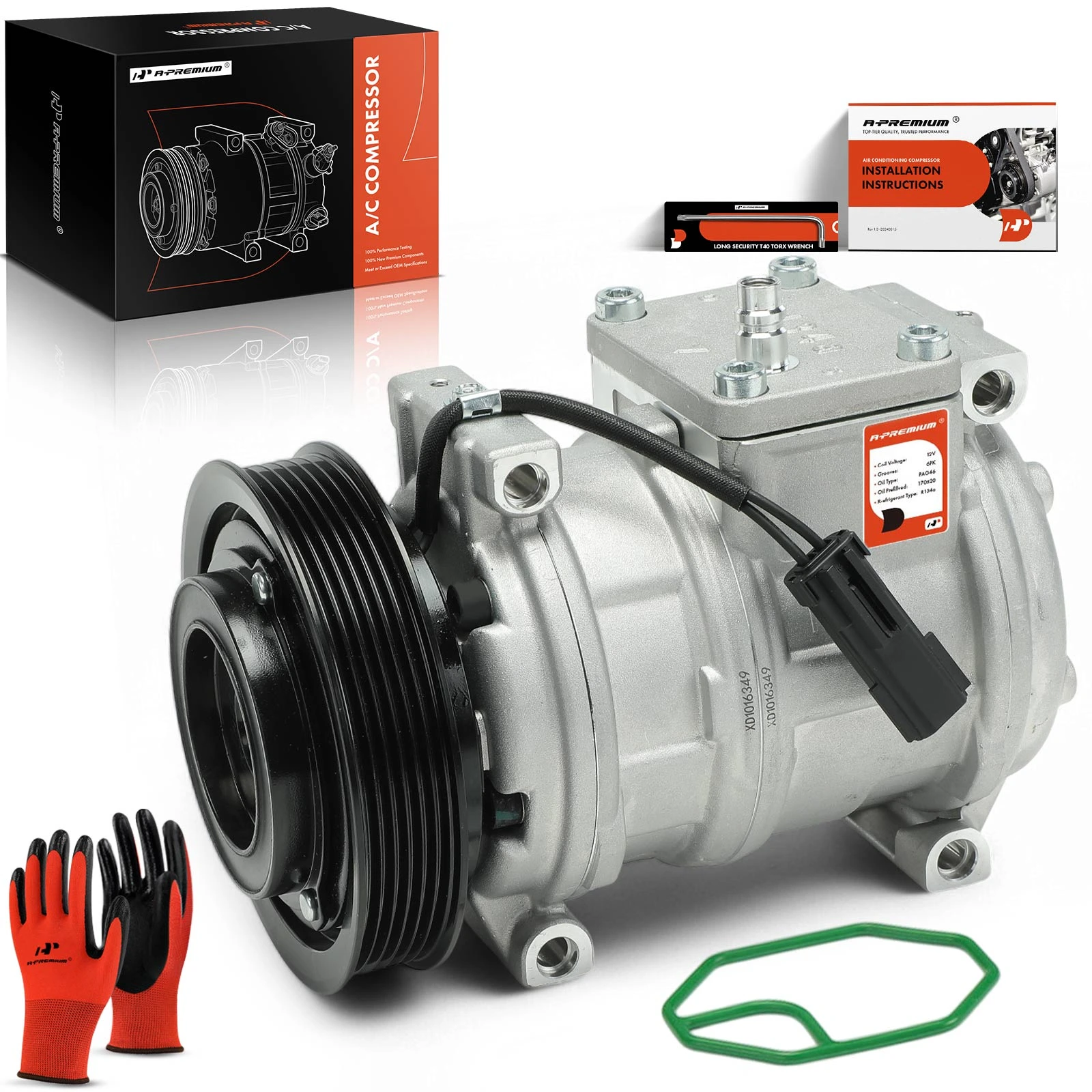 AC Compressor with 10PA17C