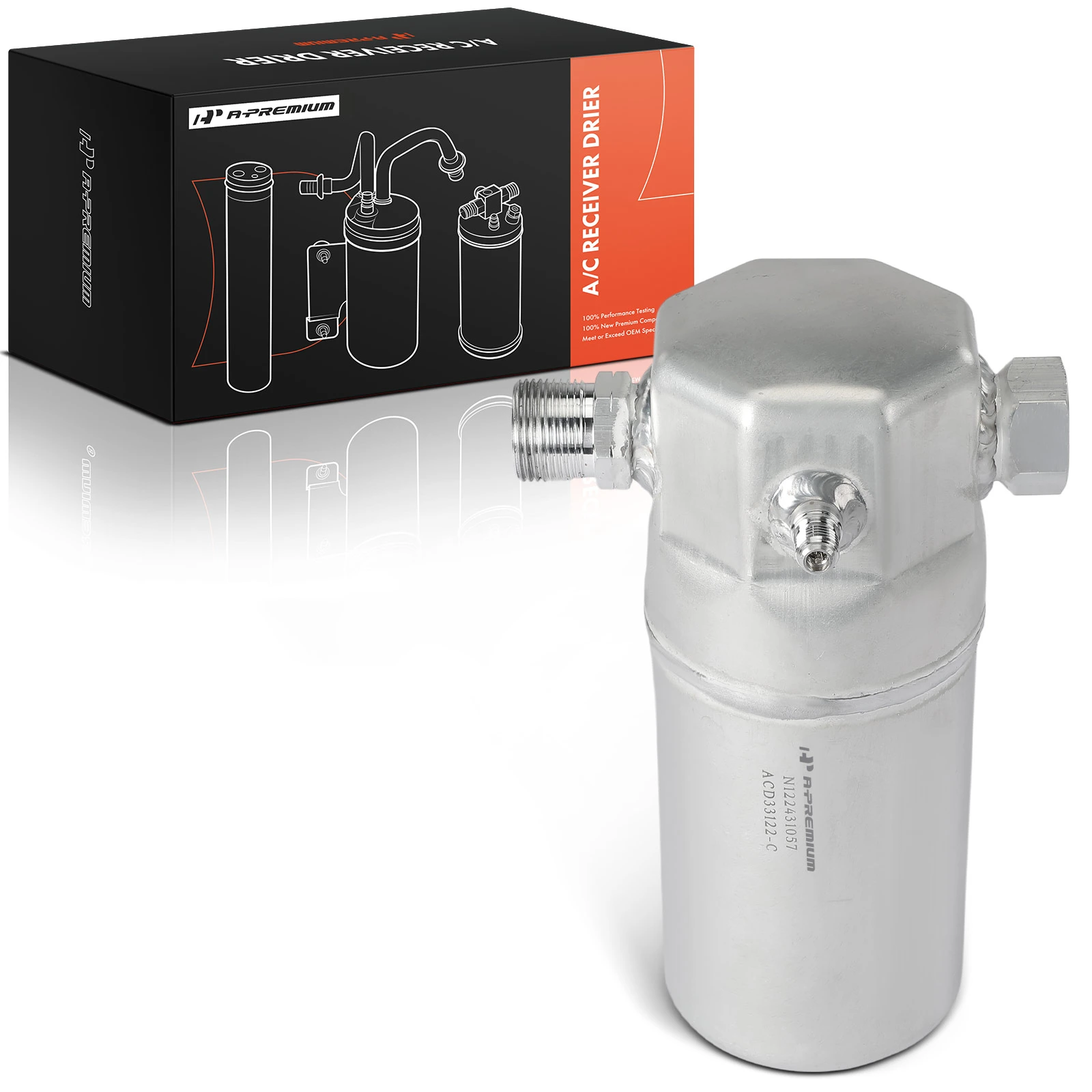 Aluminum AC Receiver Drier for 1992-1993 Chevrolet C2500