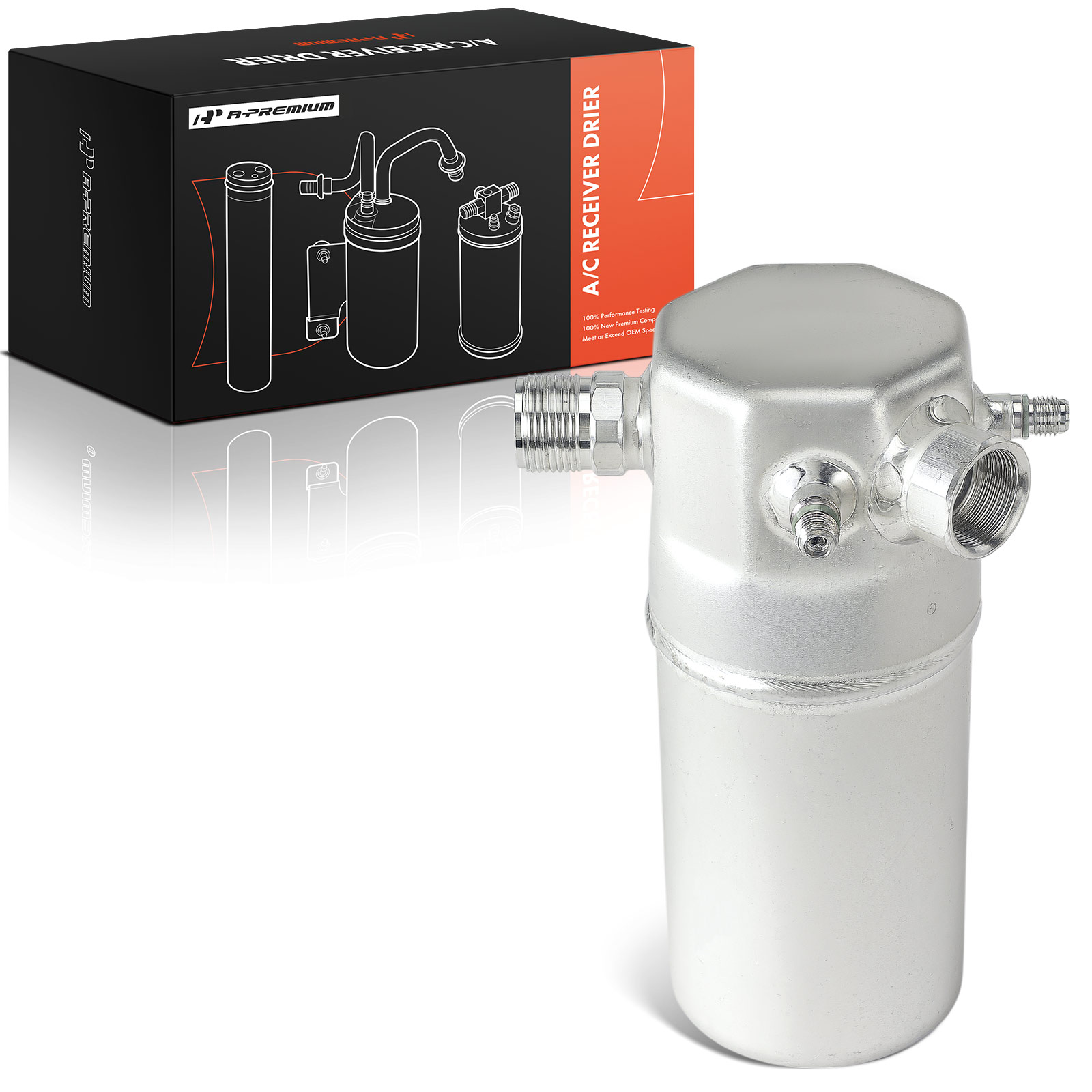 Aluminum AC Receiver Drier for 1987-1991 Pontiac Tempest