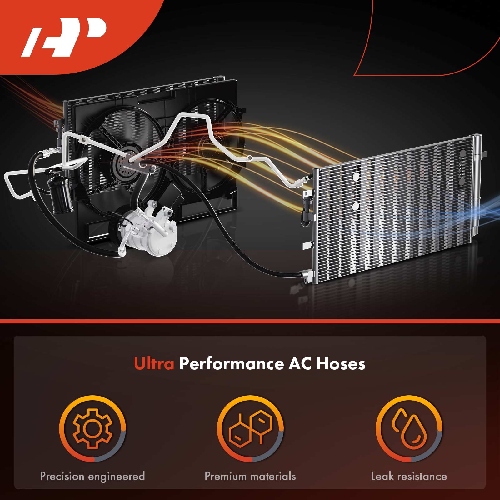 AC Suction & Discharge Hose Assembly for Ford Ranger Mazda B3000 1994 V6 3.0L