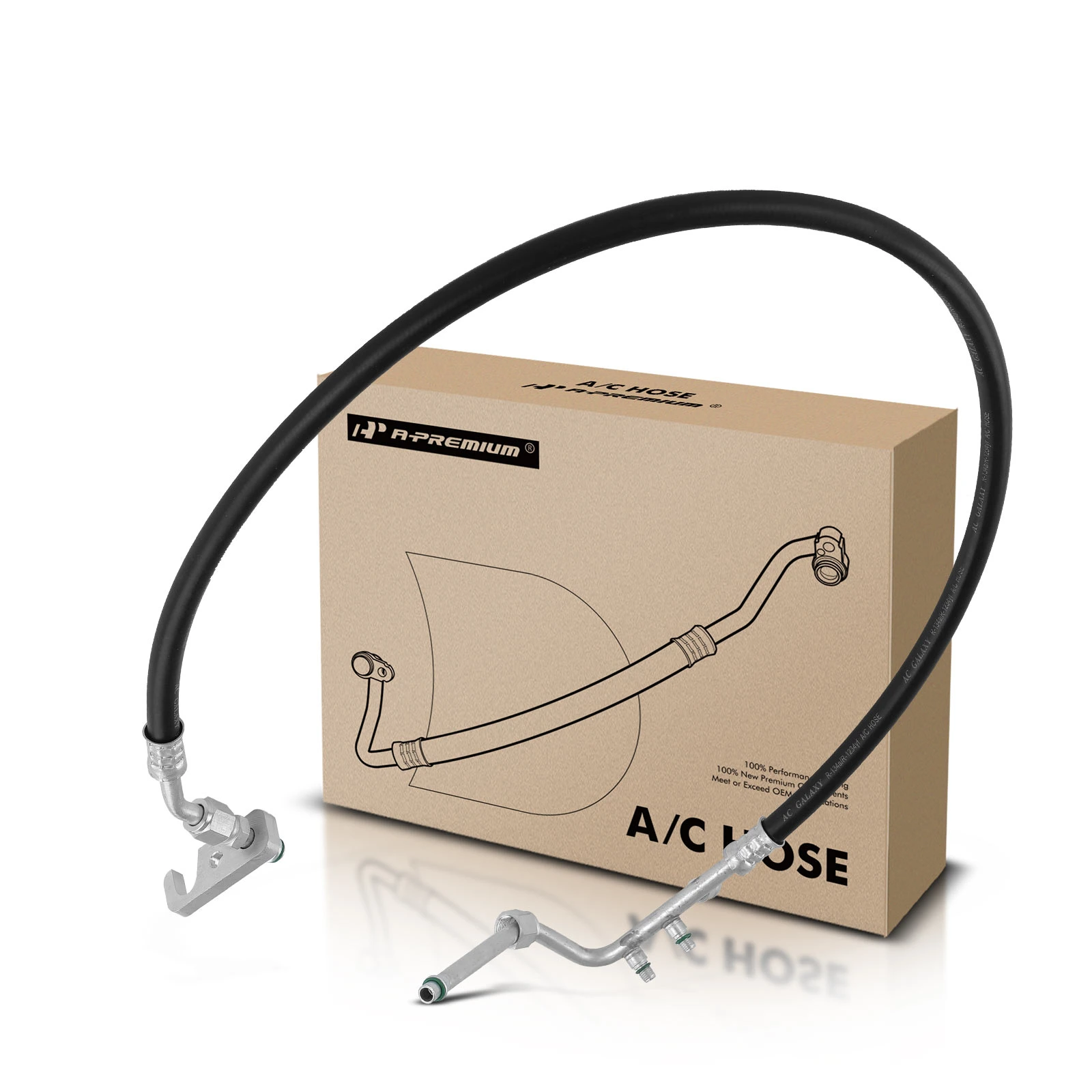 AC Hose Discharge Line for 1987-1989 1991-1993 Kenworth K130