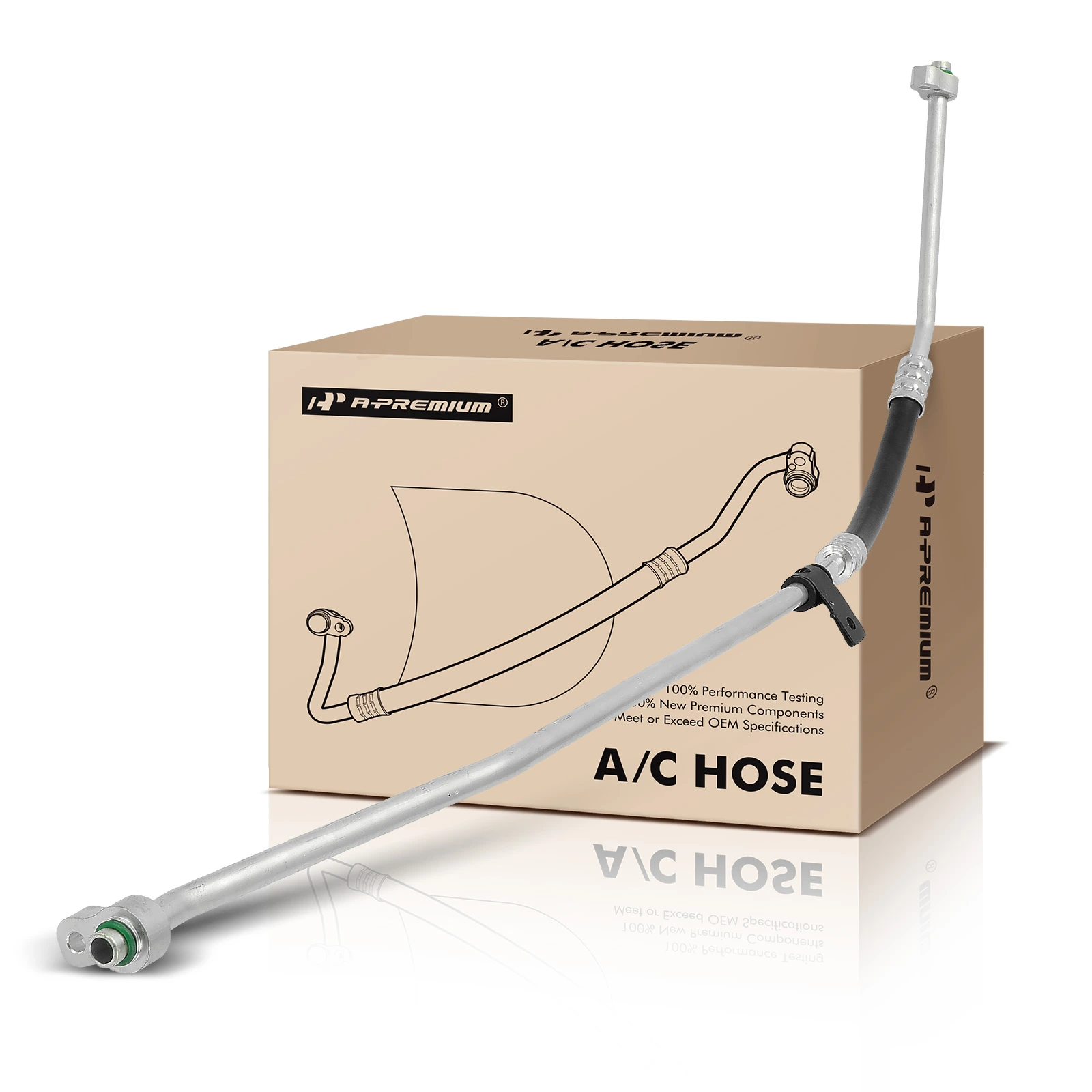 AC Refrigerant Liquid Left to Right Condenser Line for 2012-2021 Tesla S