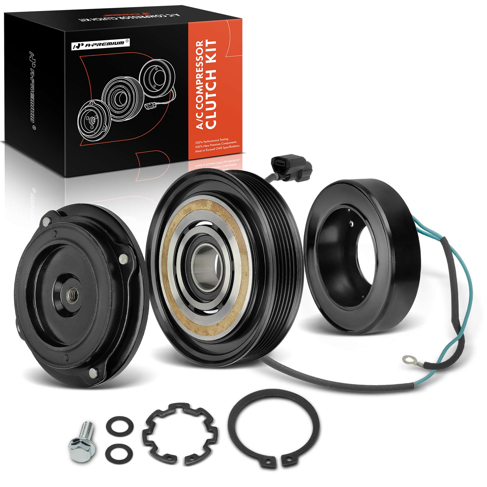 AC Compressor Clutch Kit for 2008-2017 Honda Odyssey