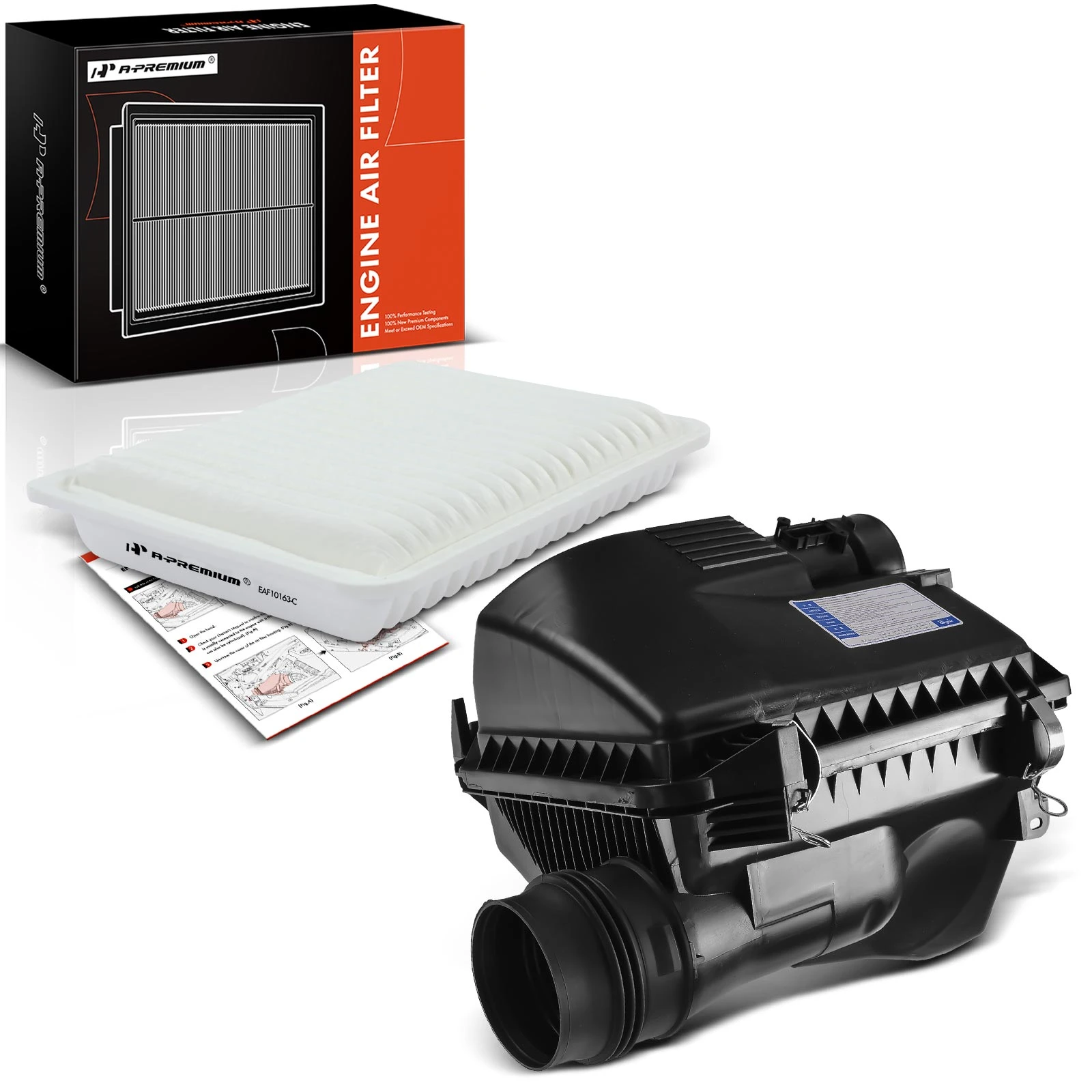 Engine Air Cleaner Filter Box with Air Filter